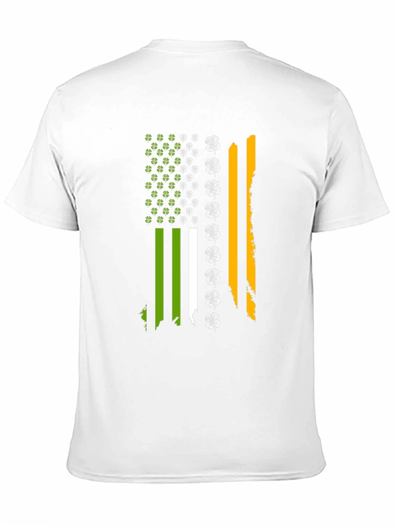 Irish Flag Shamrock Mens T-Shirt