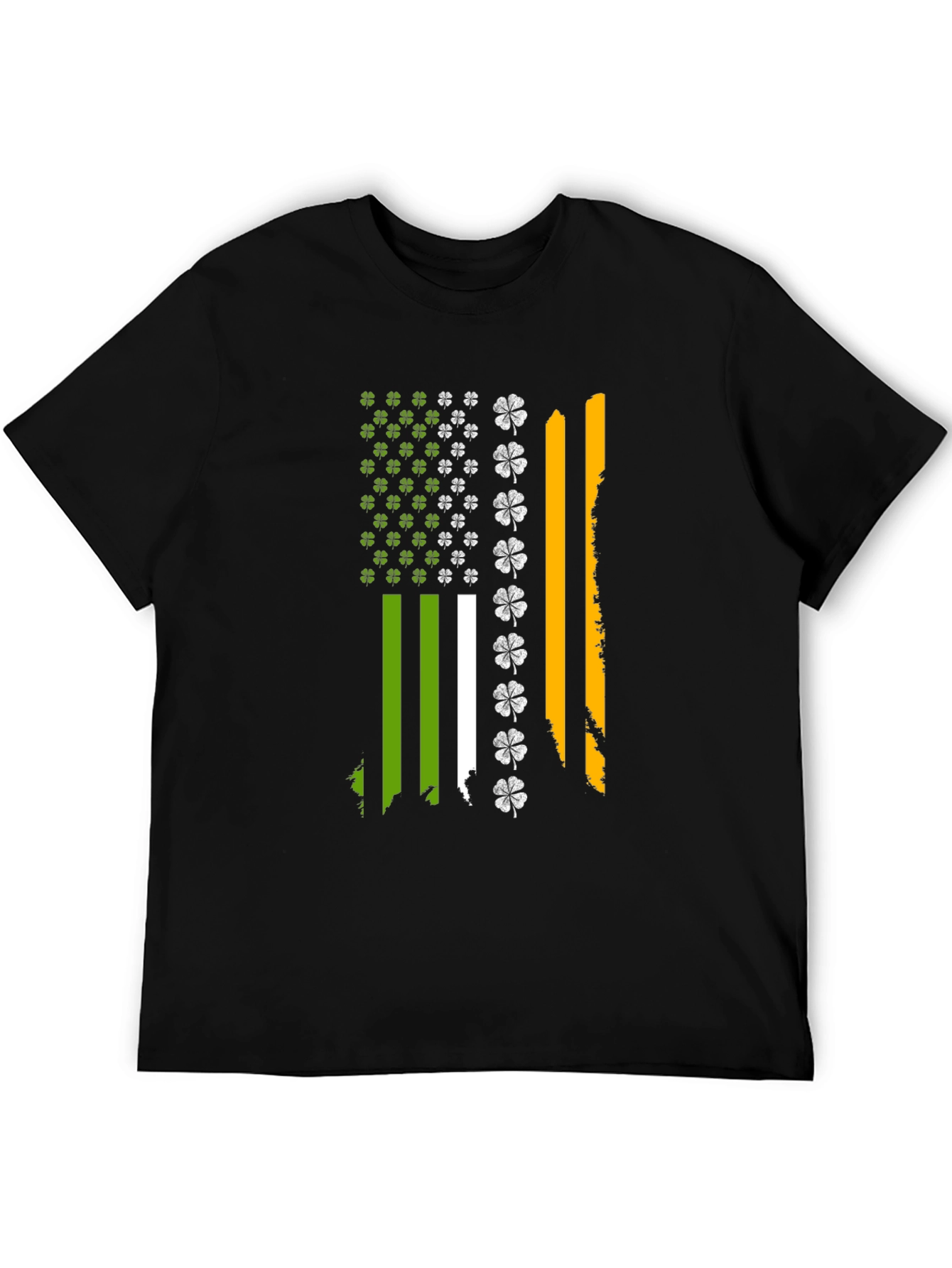 Irish Flag Shamrock Mens T-Shirt