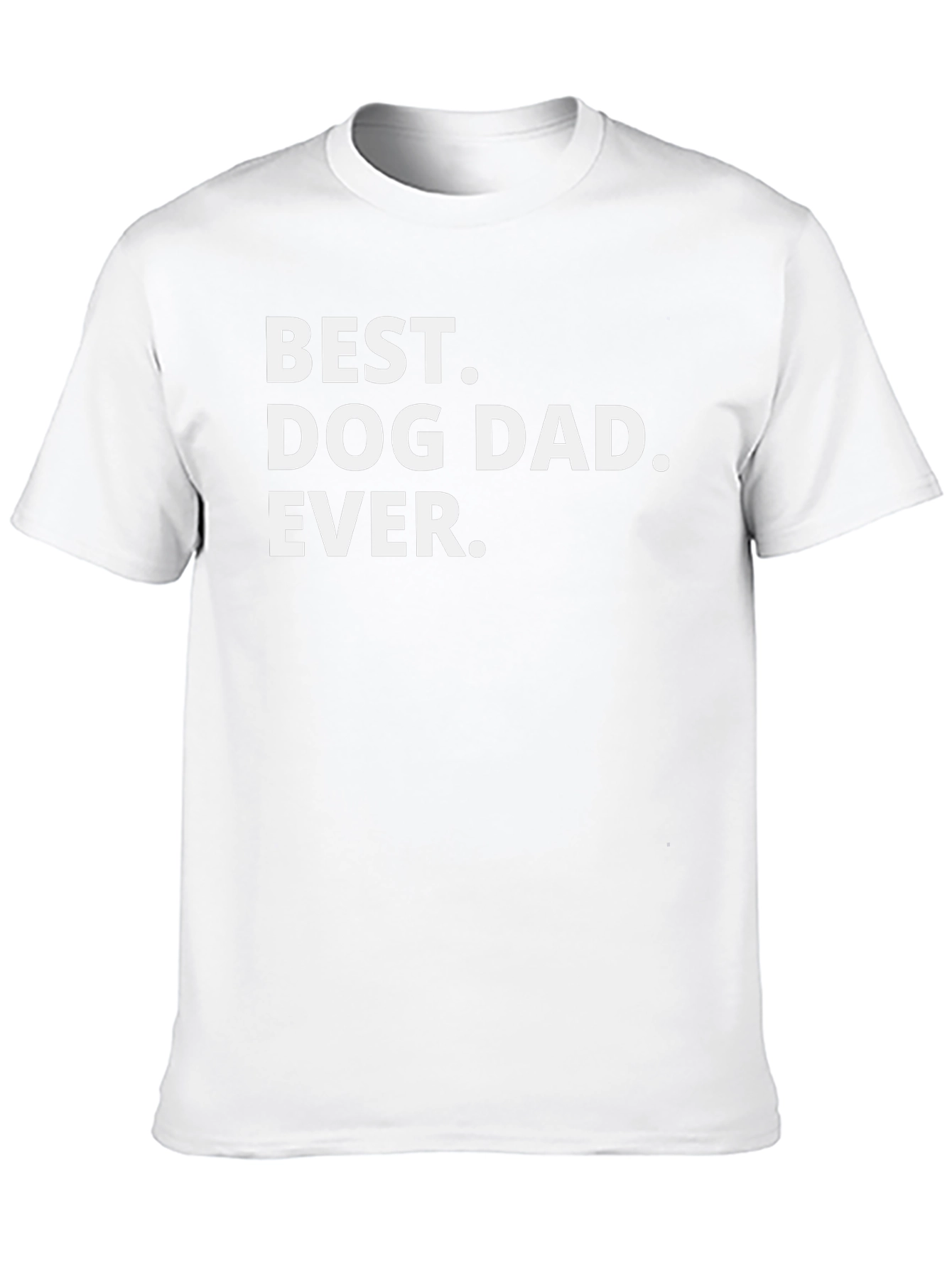 Best Dog Dad Ever Black T-Shirt