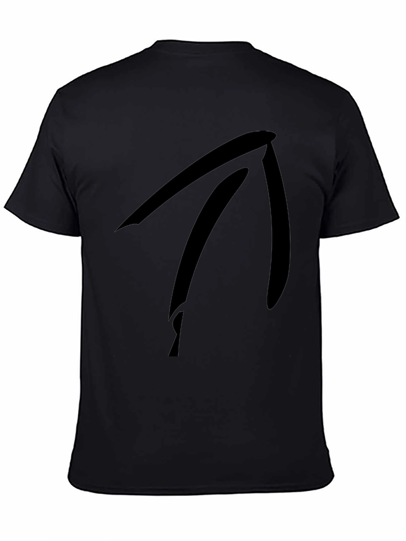 Modern Graphic Black T-Shirt - Casual Style
