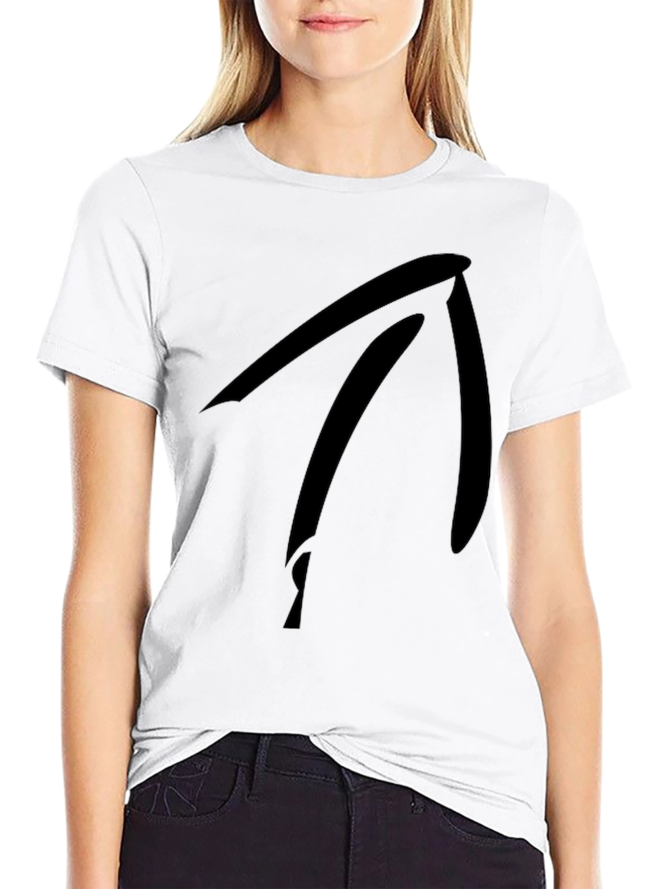Modern Graphic Black T-Shirt - Casual Style