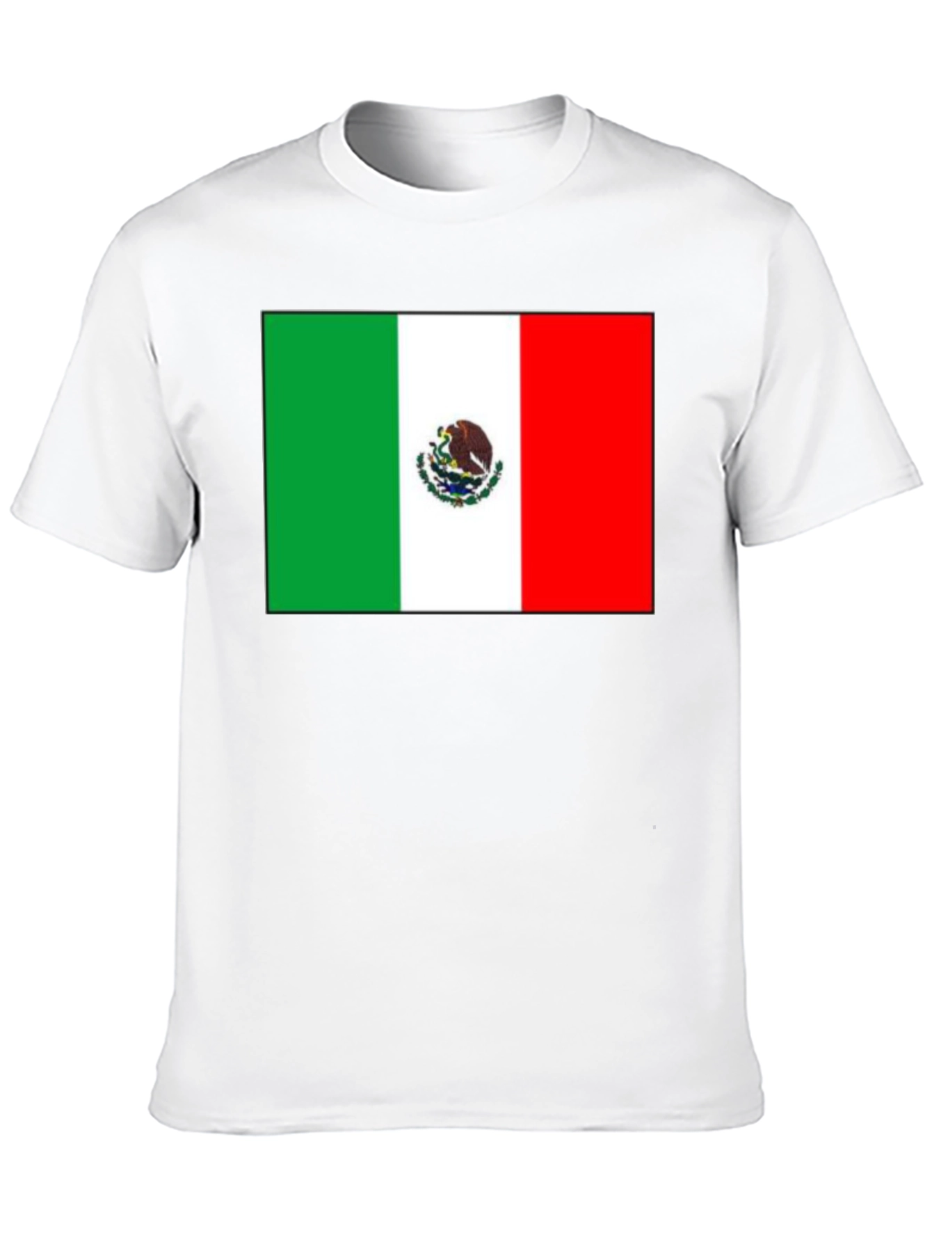 Mexican Flag Graphic T-Shirt - Black Cotton Tee