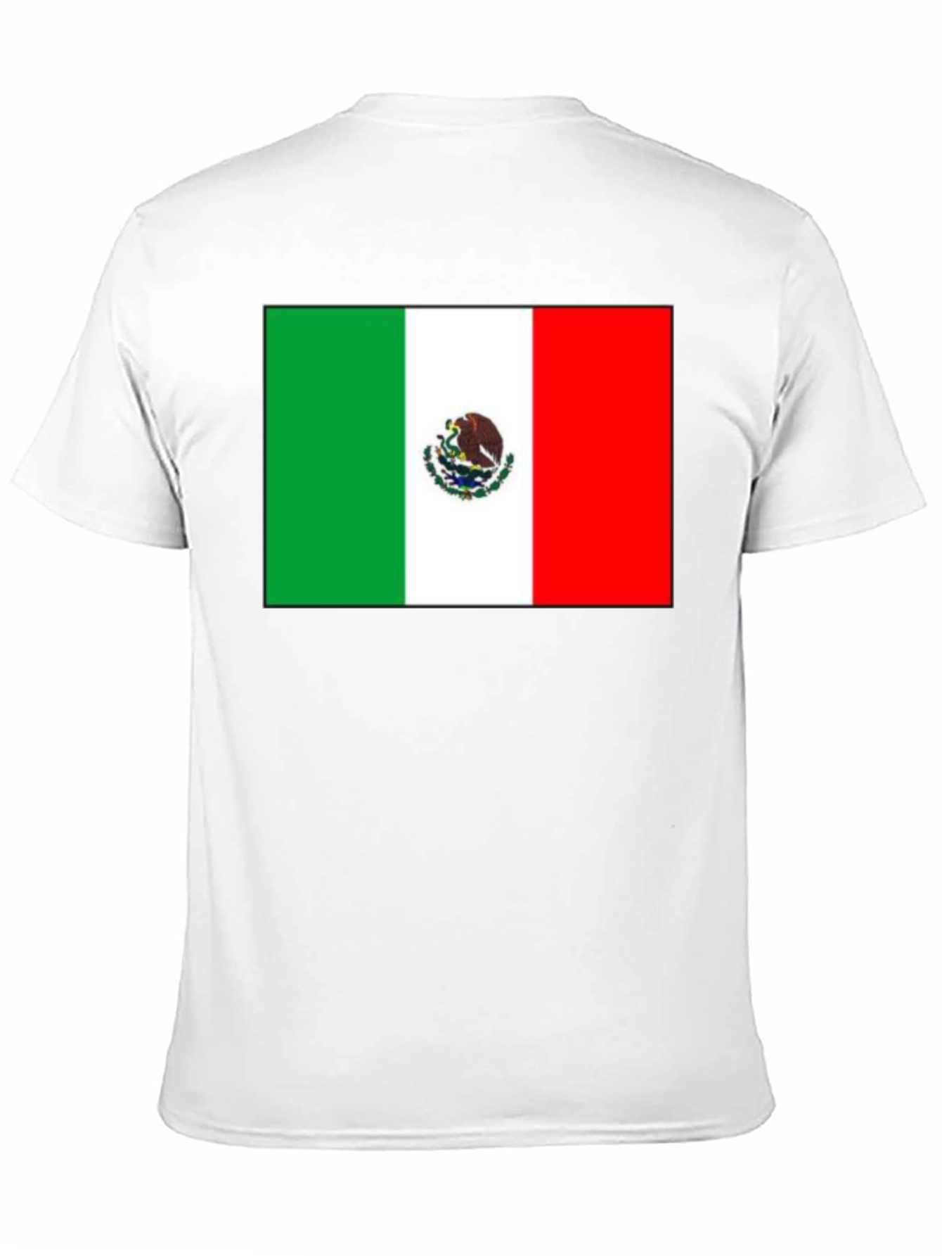 Mexican Flag Graphic T-Shirt - Black Cotton Tee