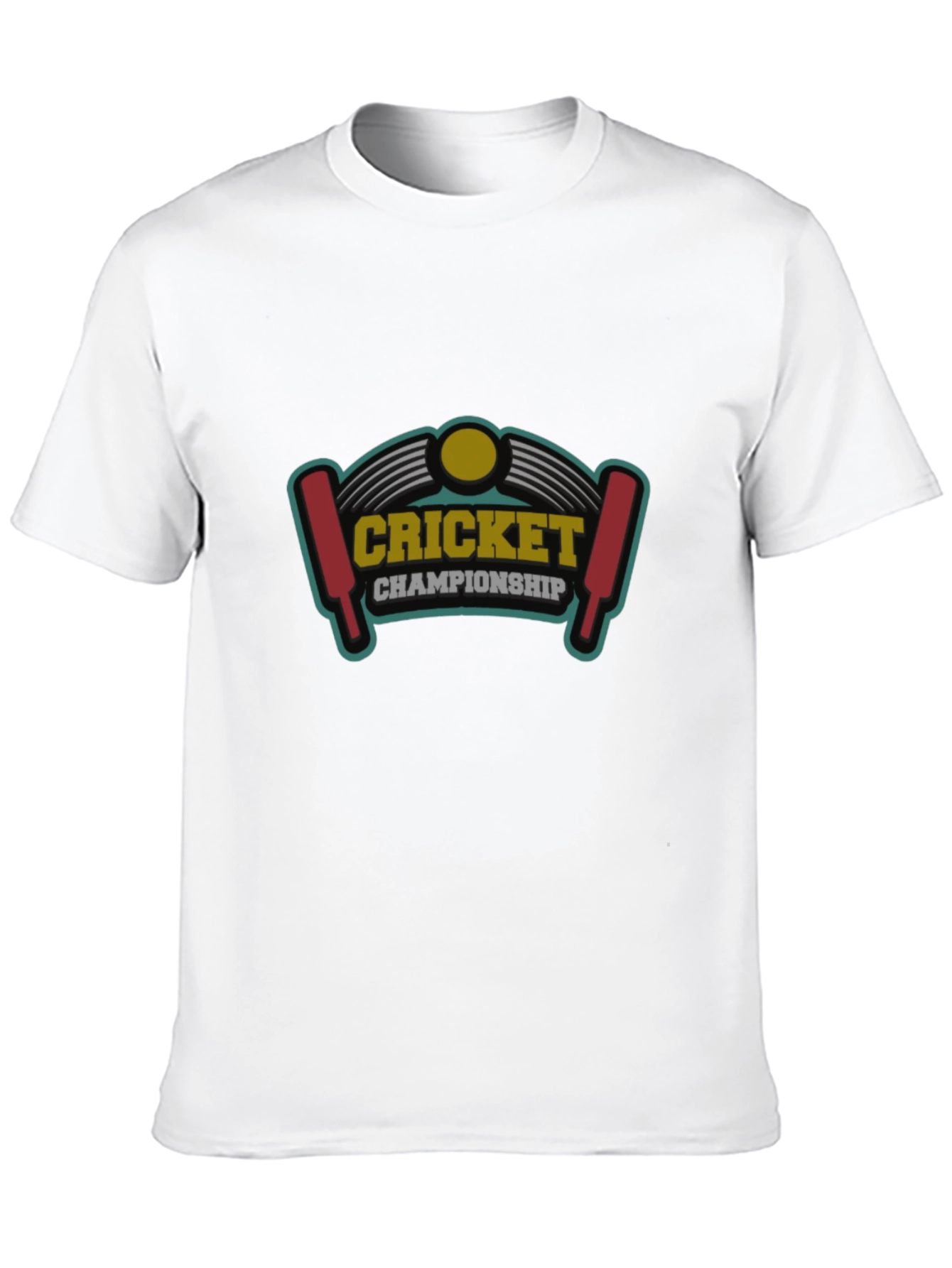 Cricket Championship Graphic Tee - Black