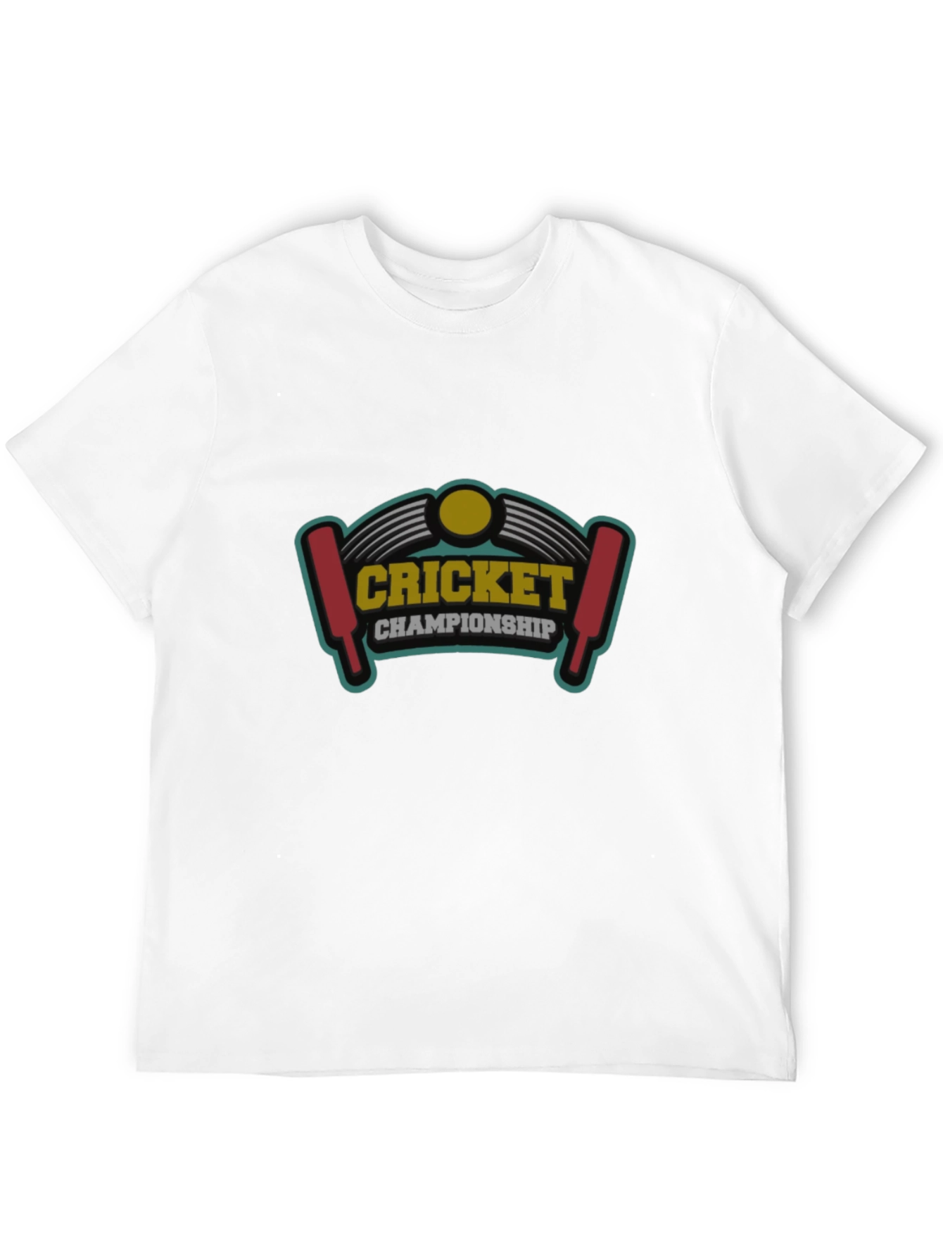 Cricket Championship Graphic Tee - Black