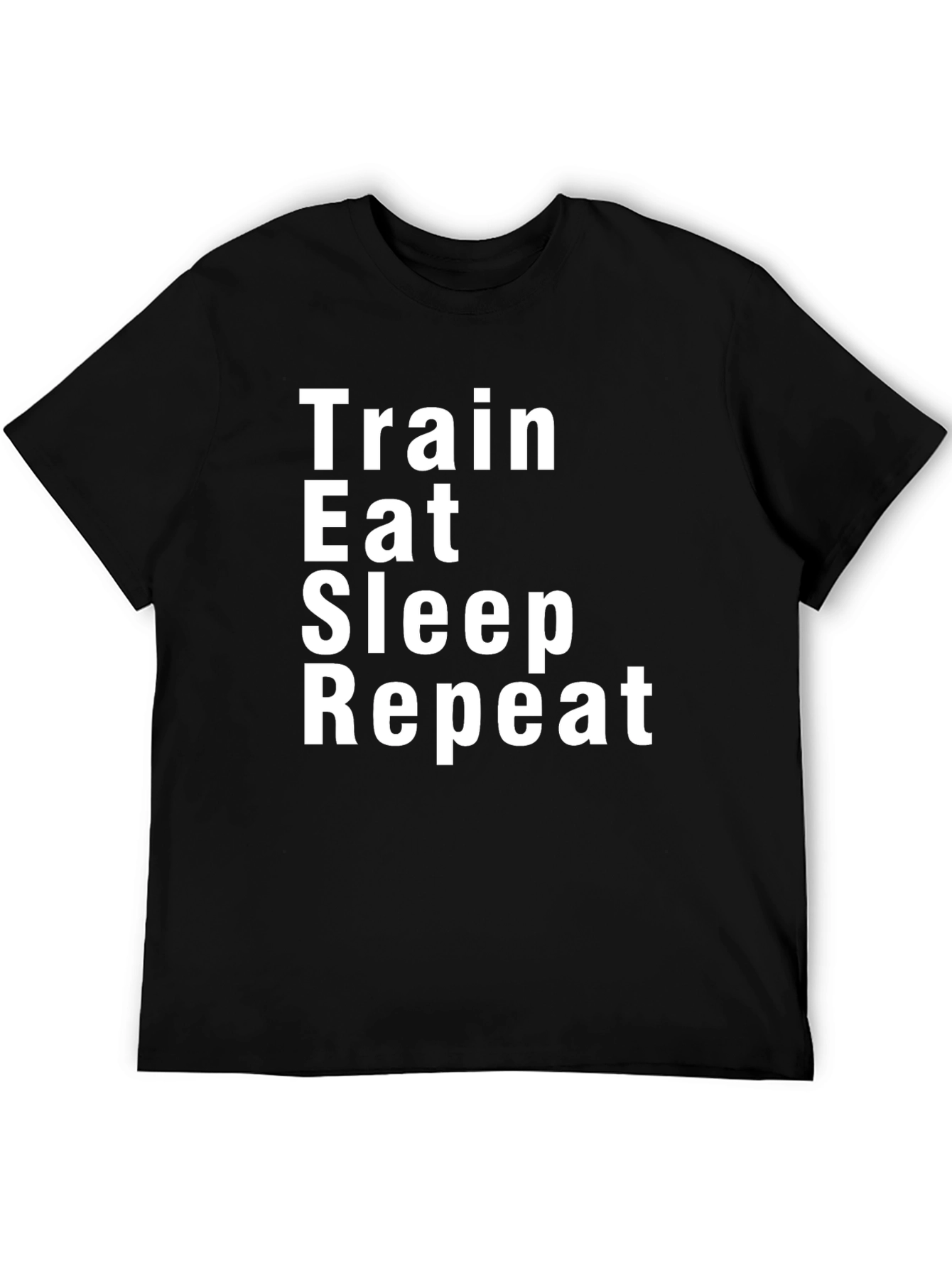 Train Eat Sleep Repeat Graphic Tee