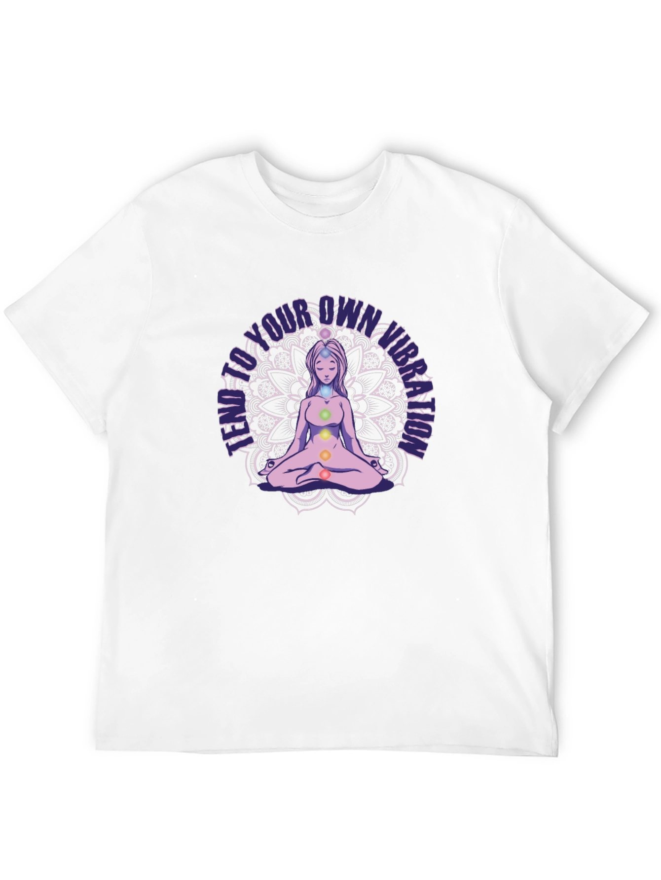 Meditate Your Own Vibration Black Tee