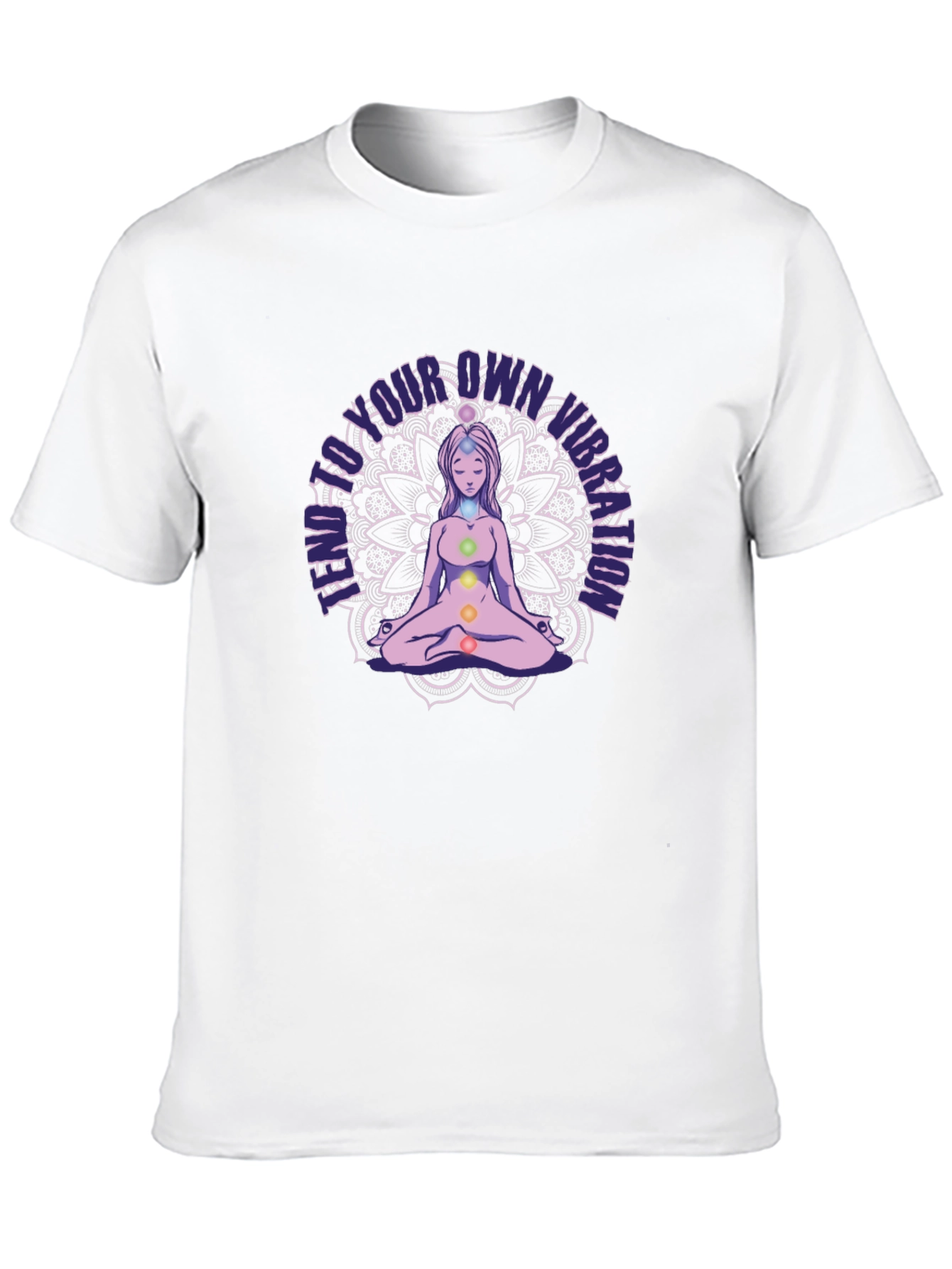 Meditate Your Own Vibration Black Tee