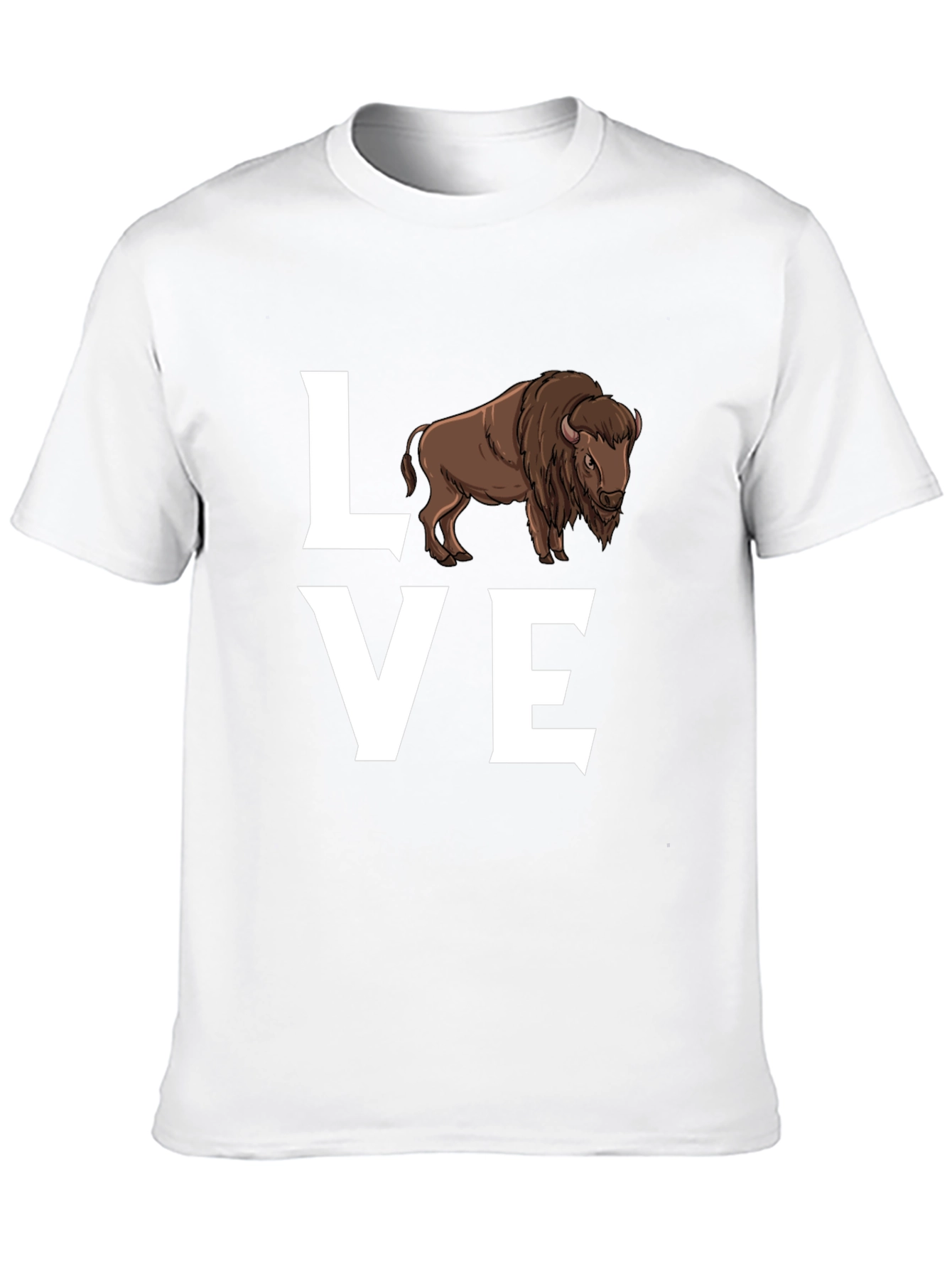 Love Bison T-Shirt - Wildlife Graphic Tee