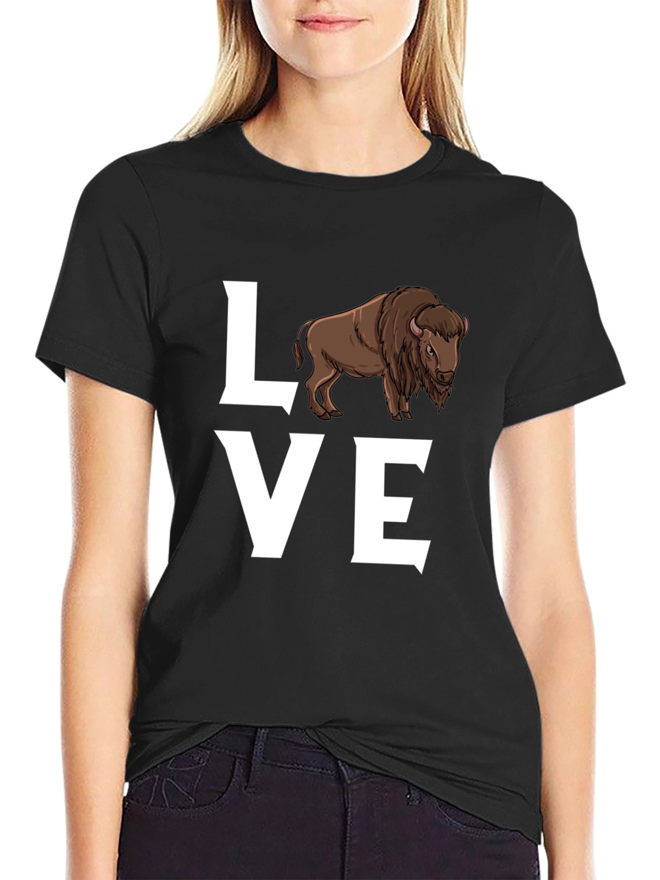 Love Bison T-Shirt - Wildlife Graphic Tee