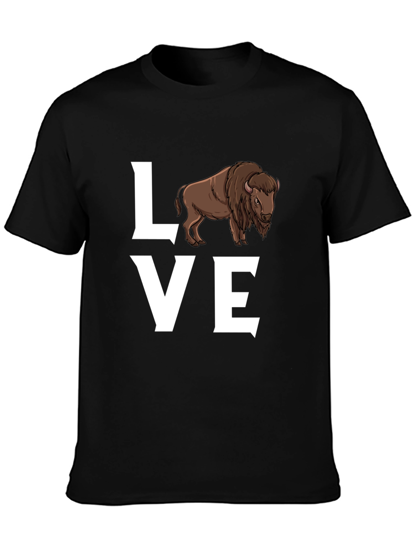 Love Bison T-Shirt - Wildlife Graphic Tee