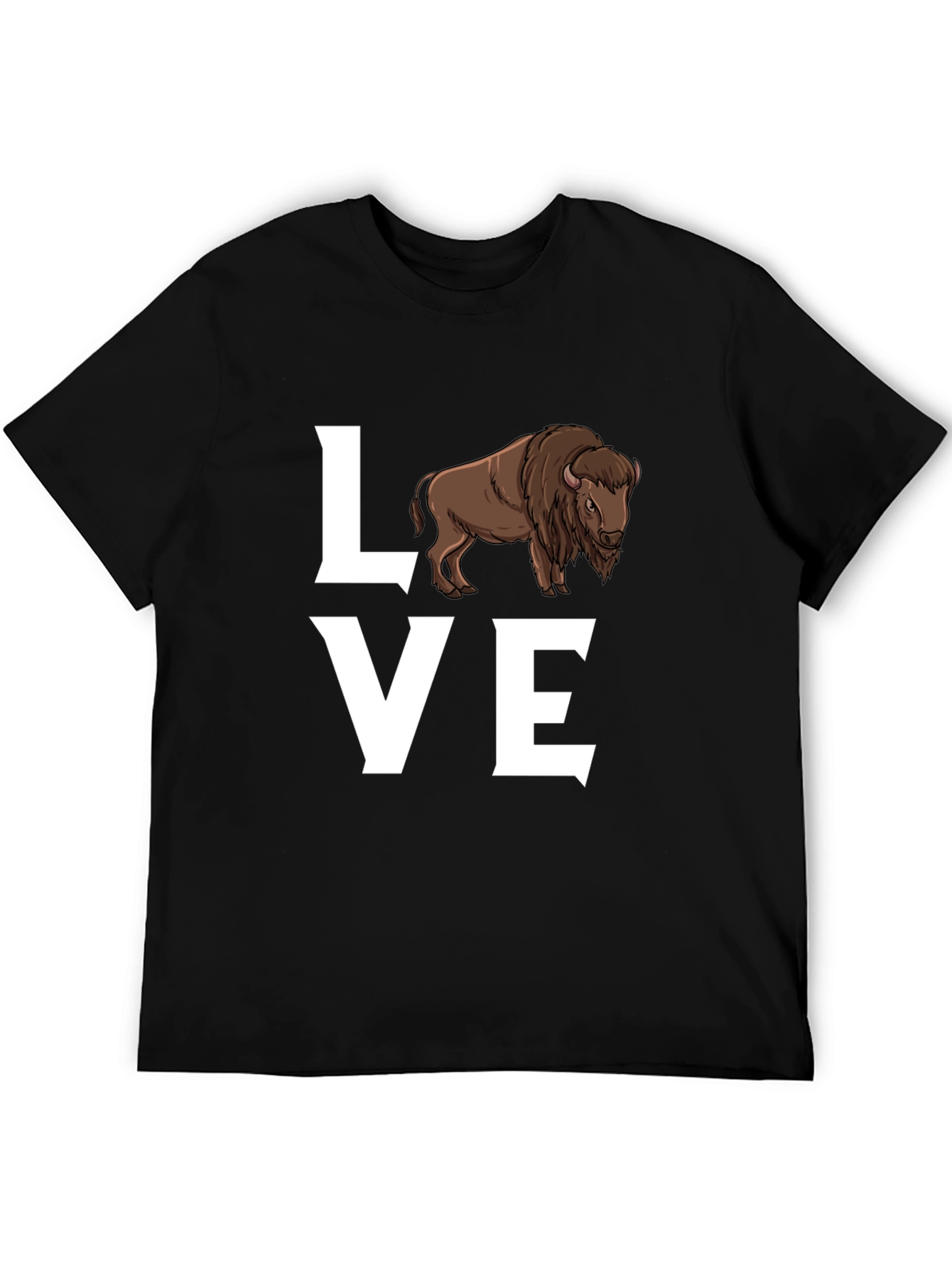 Love Bison T-Shirt - Wildlife Graphic Tee