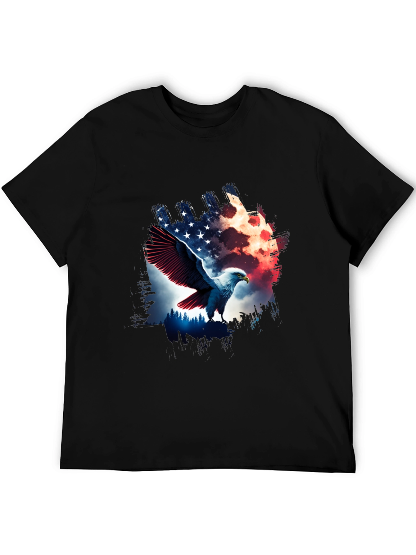 American Eagle Graphic Black T-Shirt