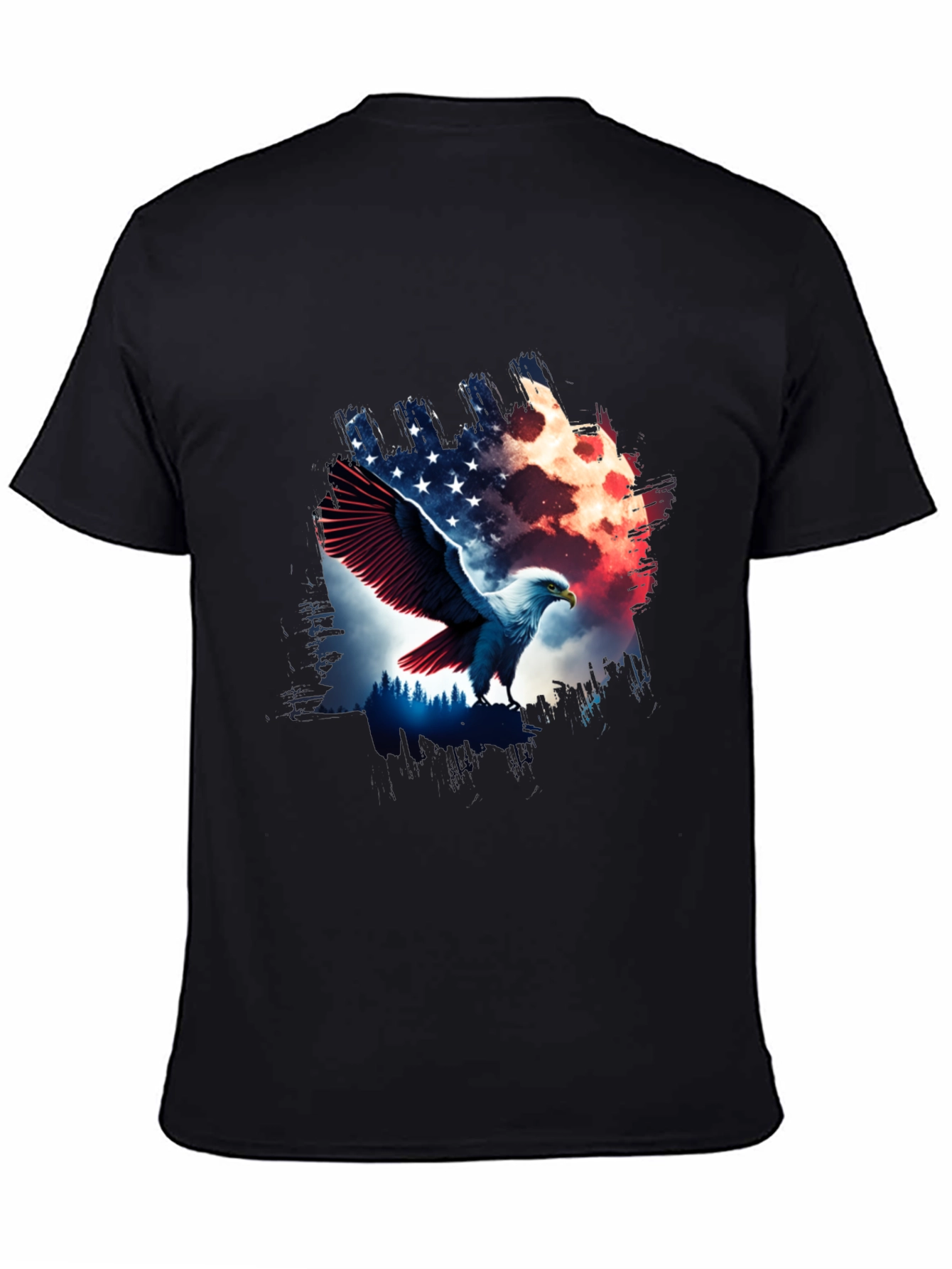 American Eagle Graphic Black T-Shirt