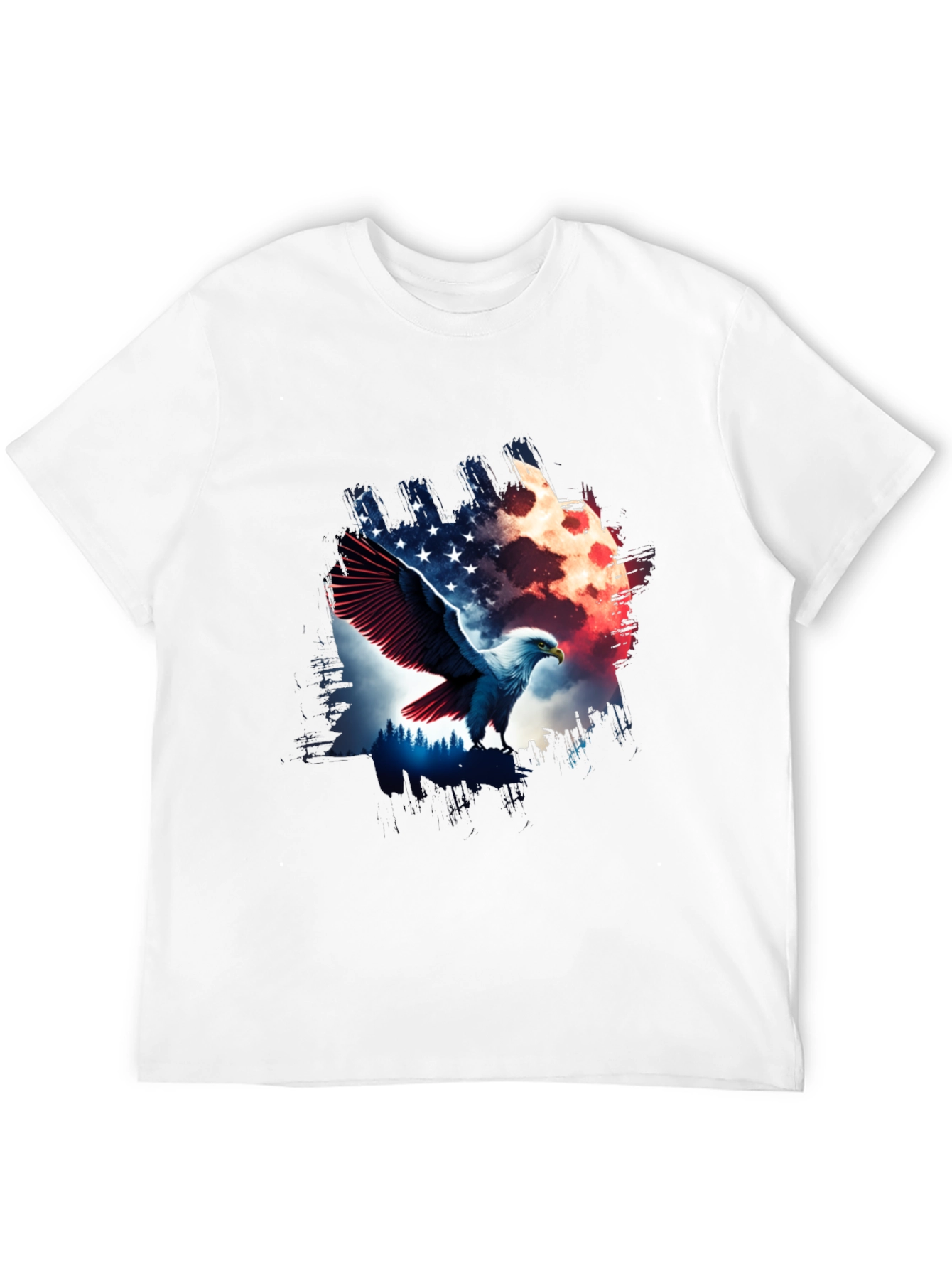 American Eagle Graphic Black T-Shirt