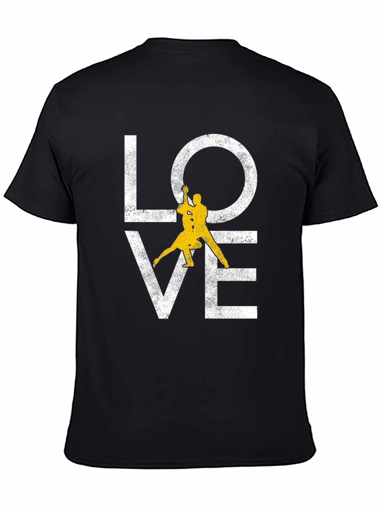 LOVE Tango Dancing Black T-Shirt