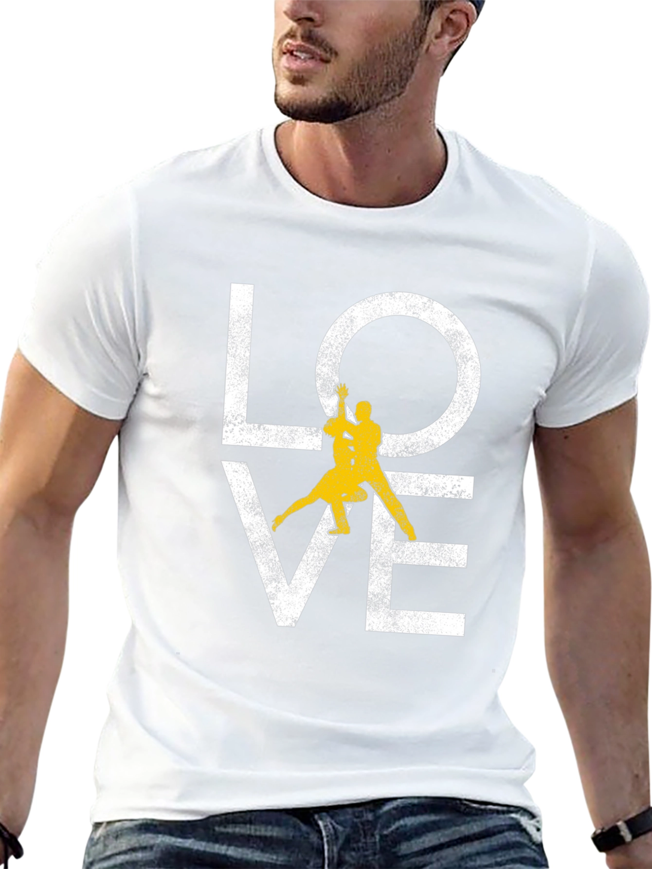 LOVE Tango Dancing Black T-Shirt