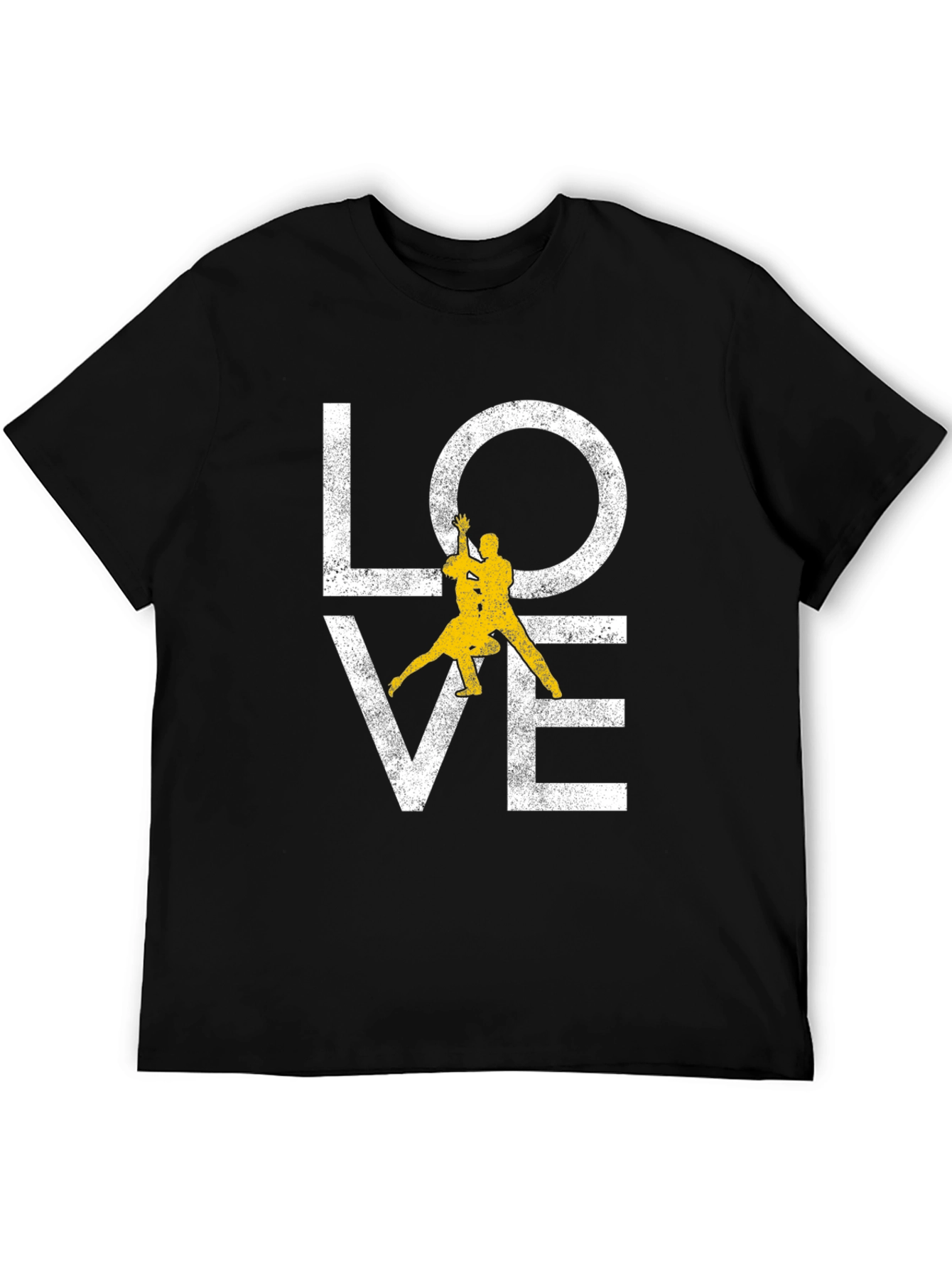 LOVE Tango Dancing Black T-Shirt