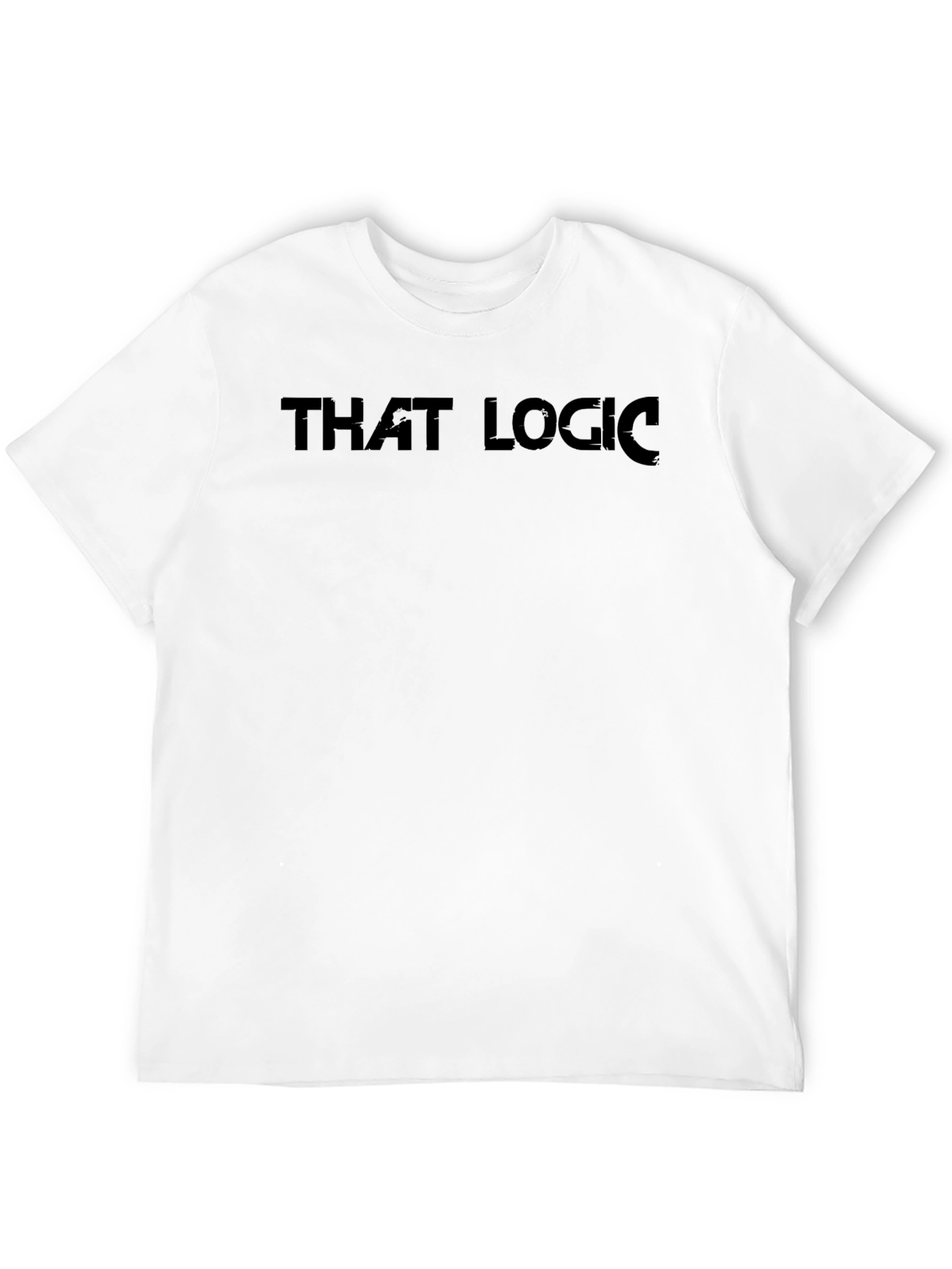 That Logic Black Graphic T-Shirt