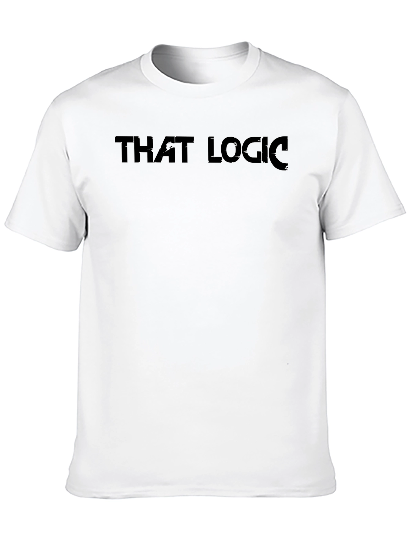 That Logic Black Graphic T-Shirt