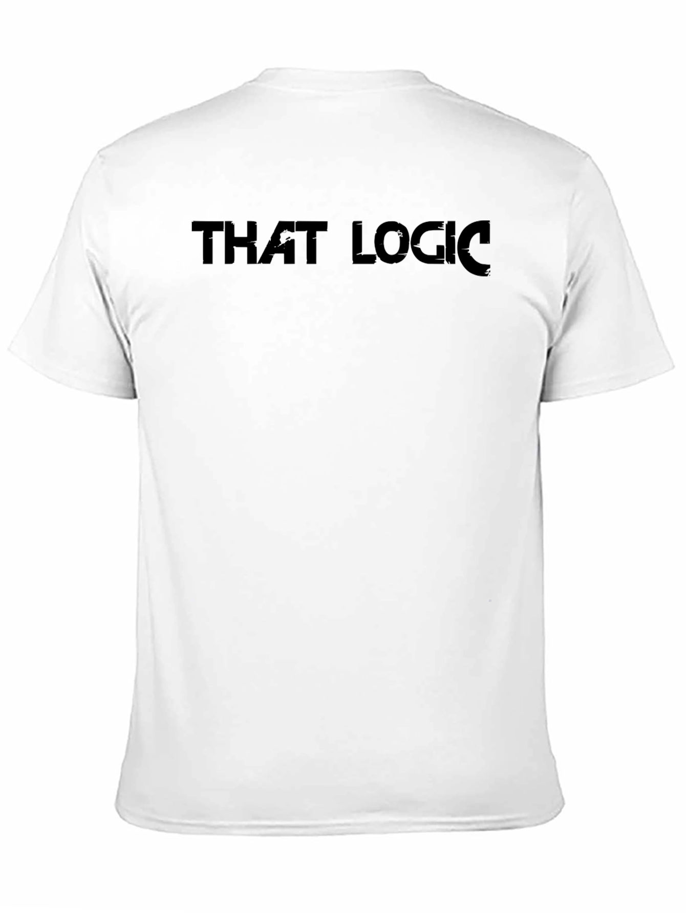 That Logic Black Graphic T-Shirt