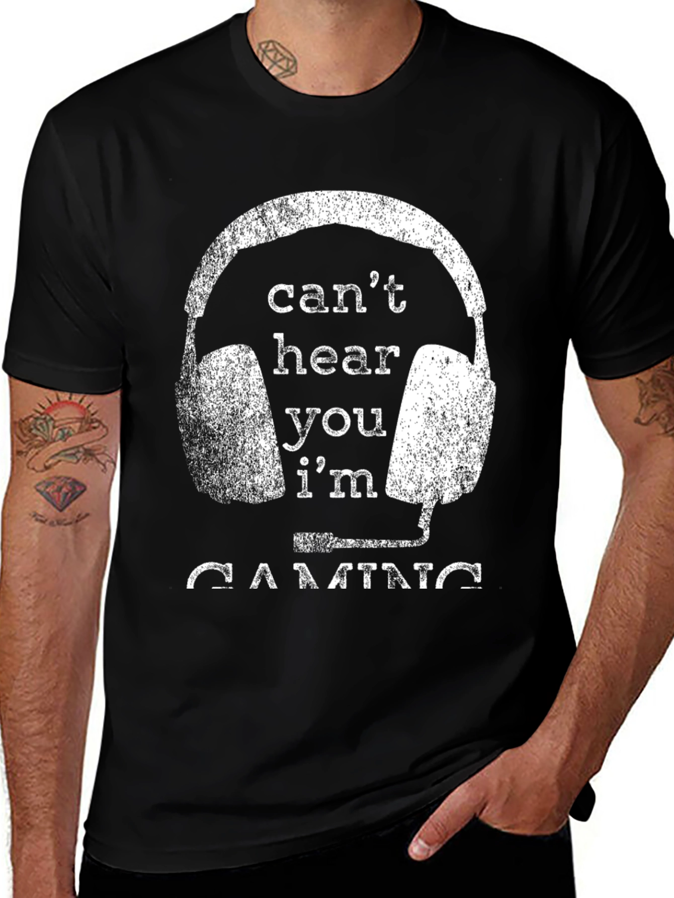 Cant Hear You Im Gaming T-Shirt