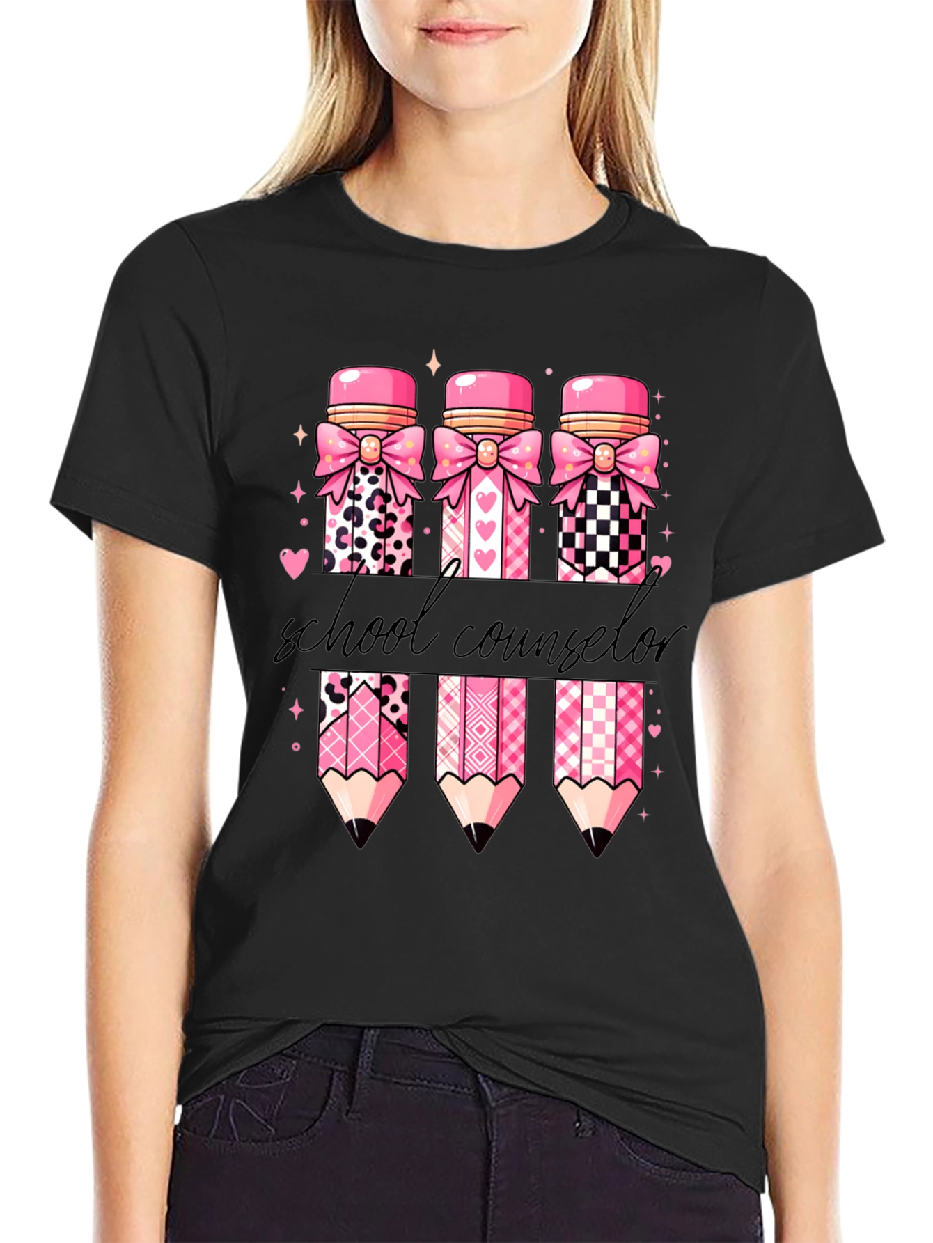 School Counselor Pencil T-Shirt