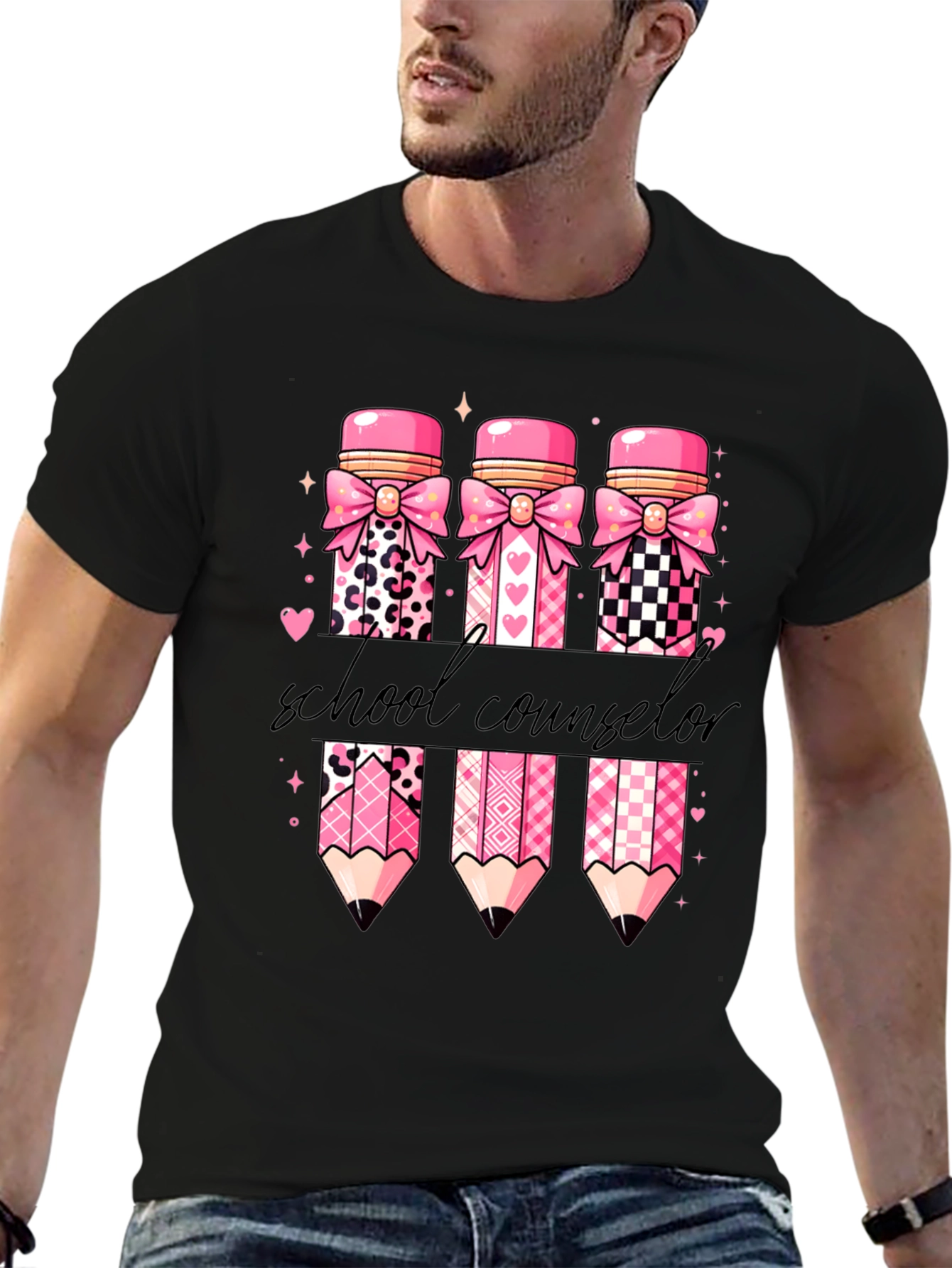 School Counselor Pencil T-Shirt