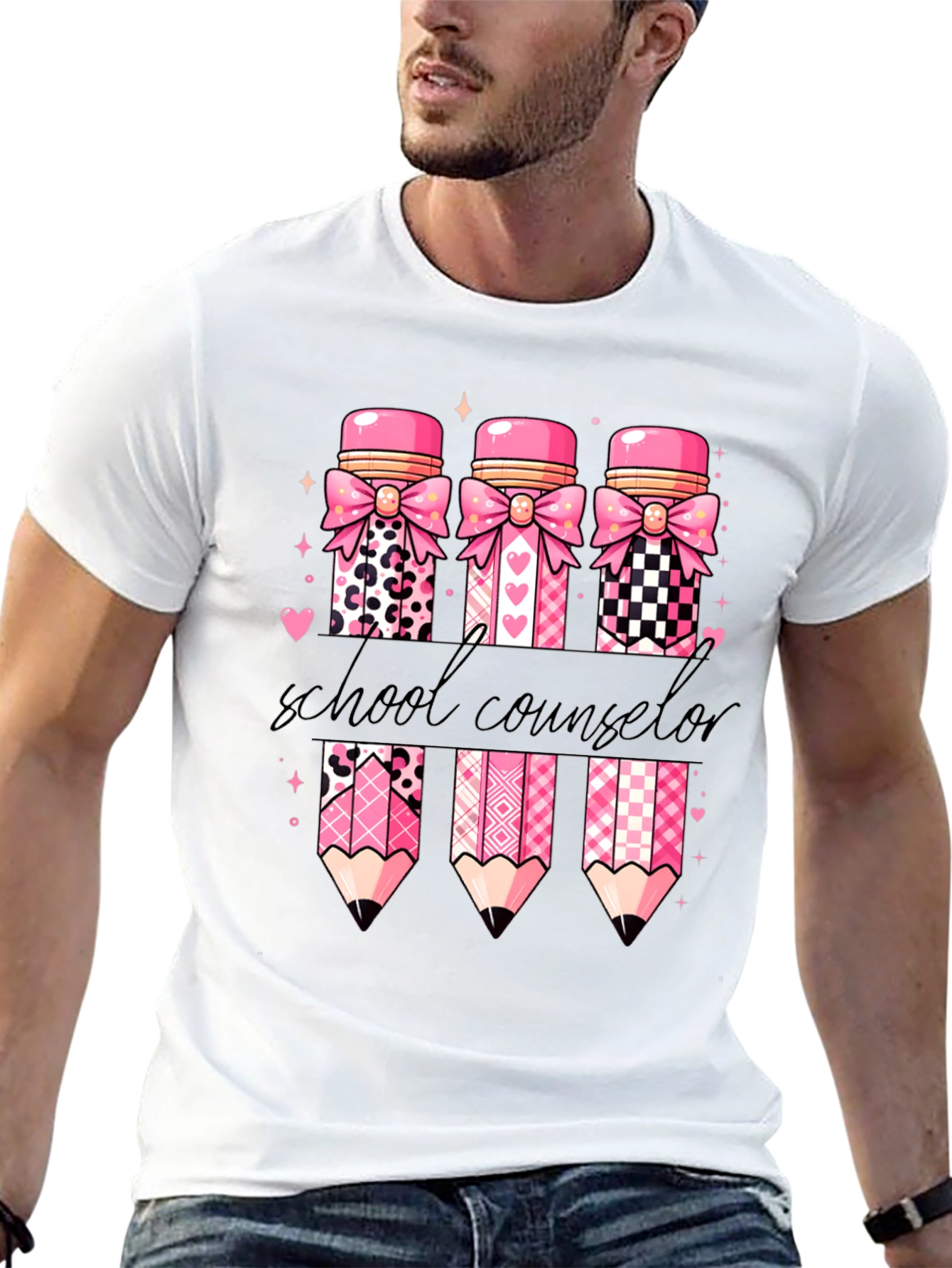 School Counselor Pencil T-Shirt