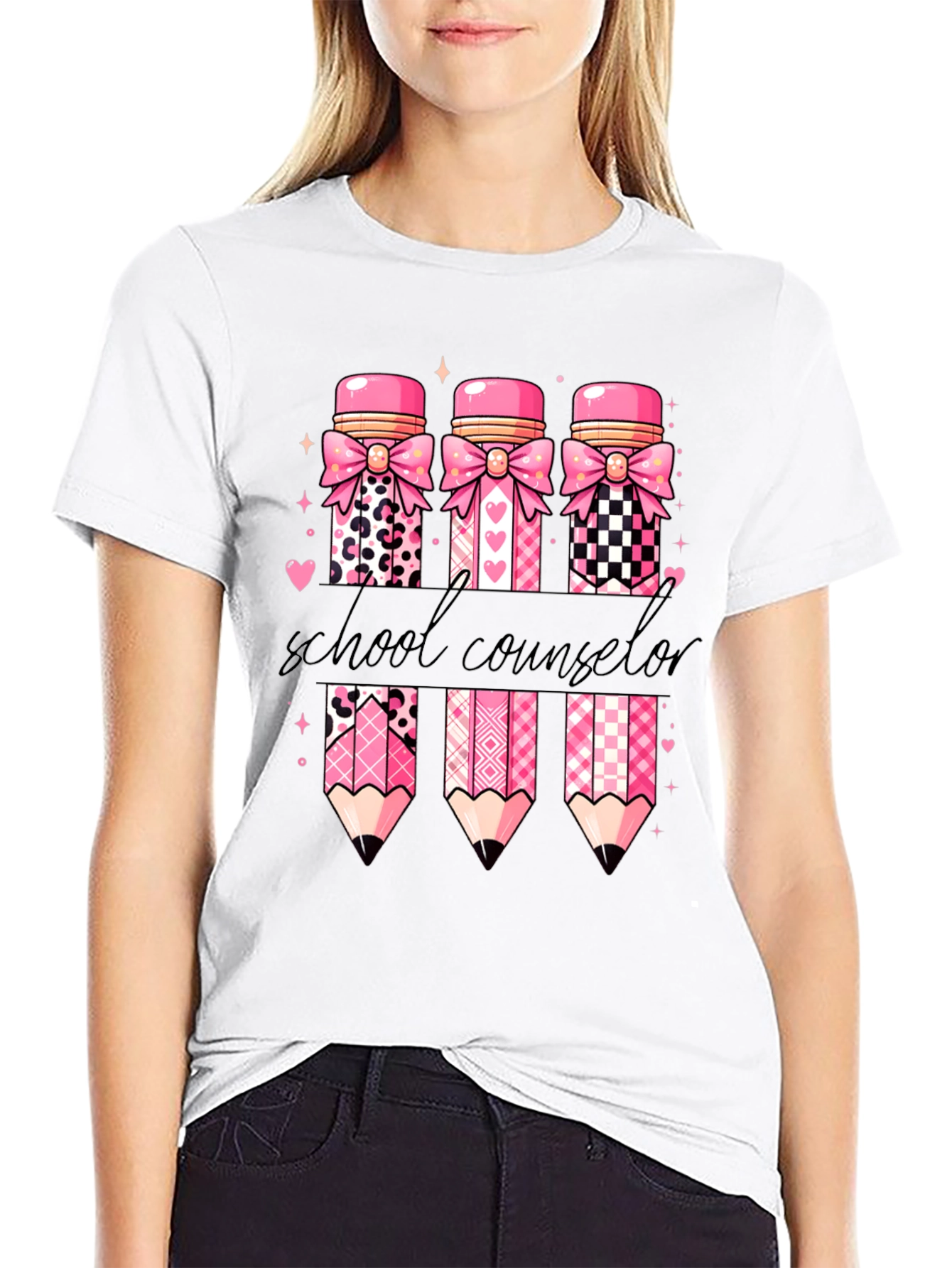School Counselor Pencil T-Shirt
