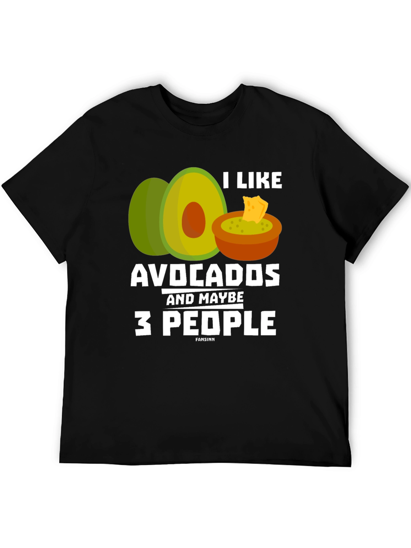 Avocados and Maybe 3 People T-Shirt Funny Graphic Tee