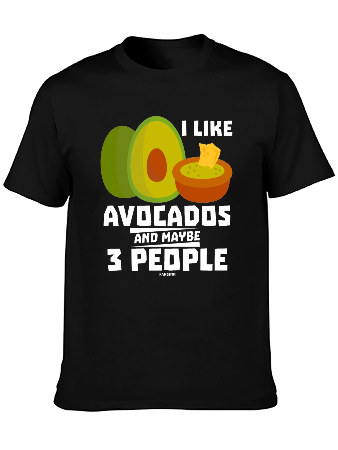 Avocados and Maybe 3 People T-Shirt Funny Graphic Tee
