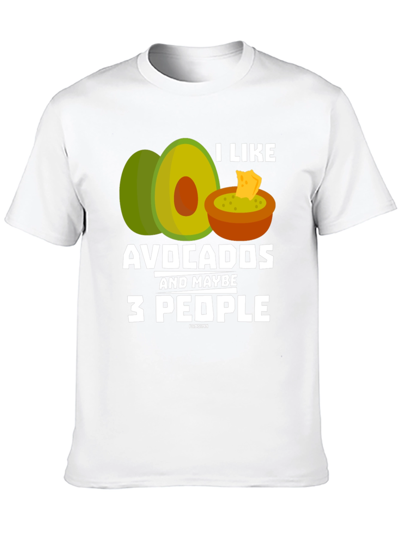 Avocados and Maybe 3 People T-Shirt Funny Graphic Tee