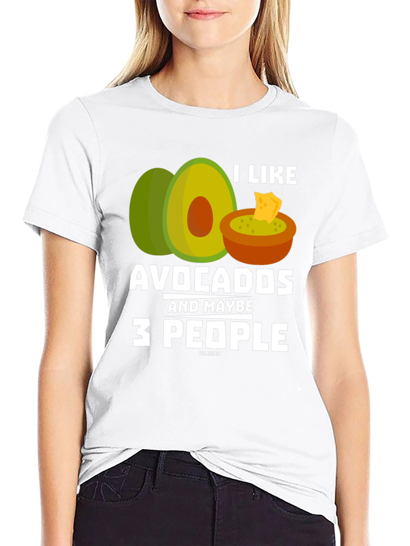 Avocados and Maybe 3 People T-Shirt Funny Graphic Tee