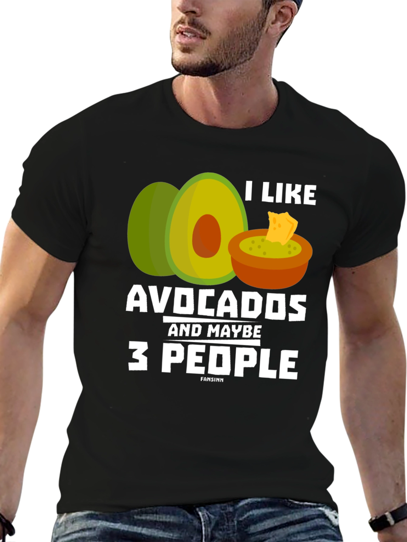 Avocados and Maybe 3 People T-Shirt Funny Graphic Tee