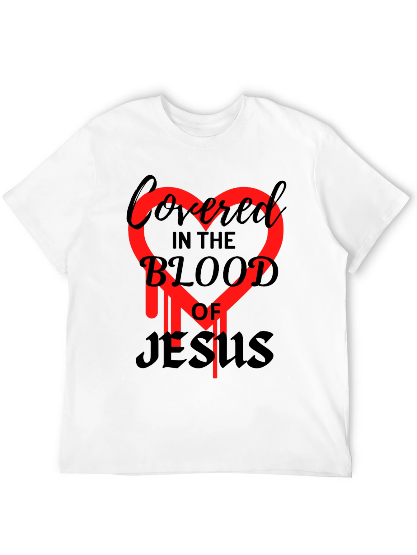 Covered in the Blood of Jesus Graphic Tee
