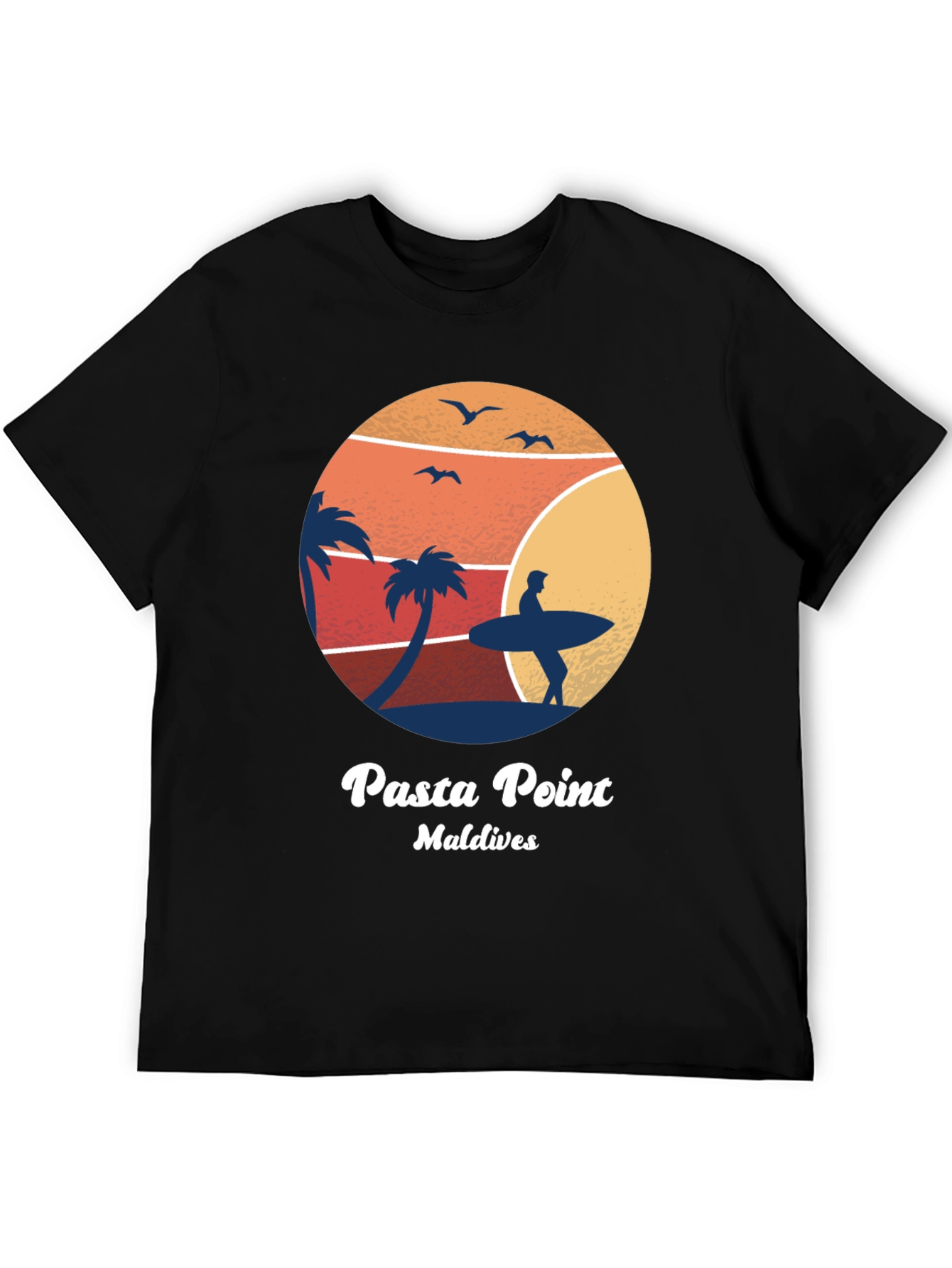 Pasta Point Maldives Surf Graphic T-Shirt