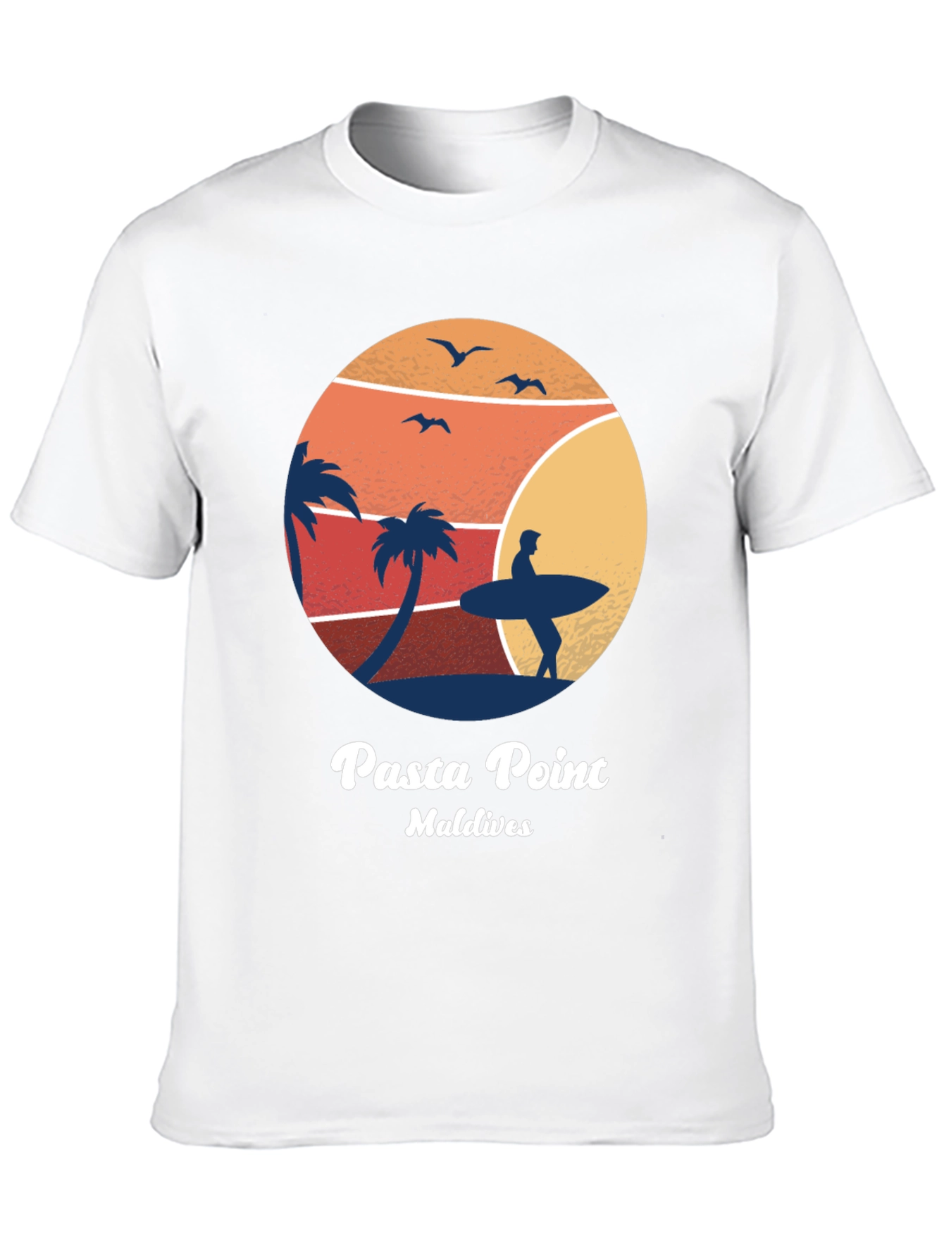 Pasta Point Maldives Surf Graphic T-Shirt