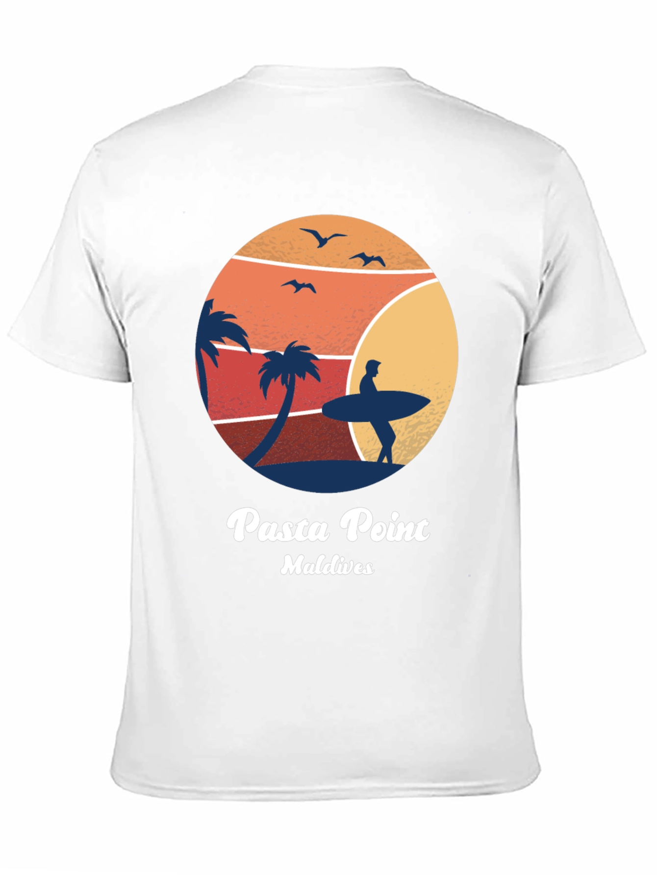 Pasta Point Maldives Surf Graphic T-Shirt