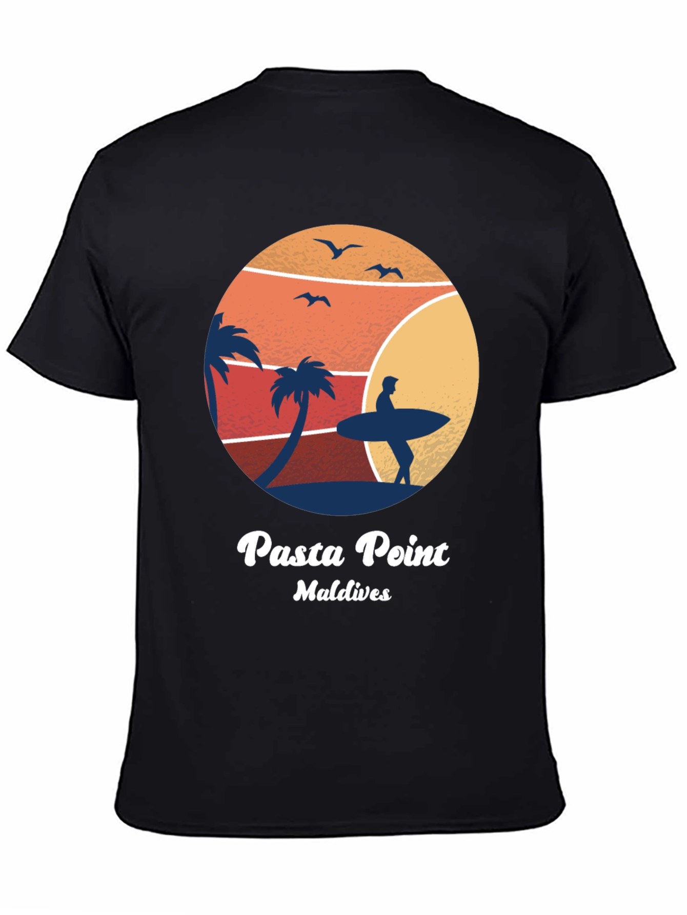 Pasta Point Maldives Surf Graphic T-Shirt