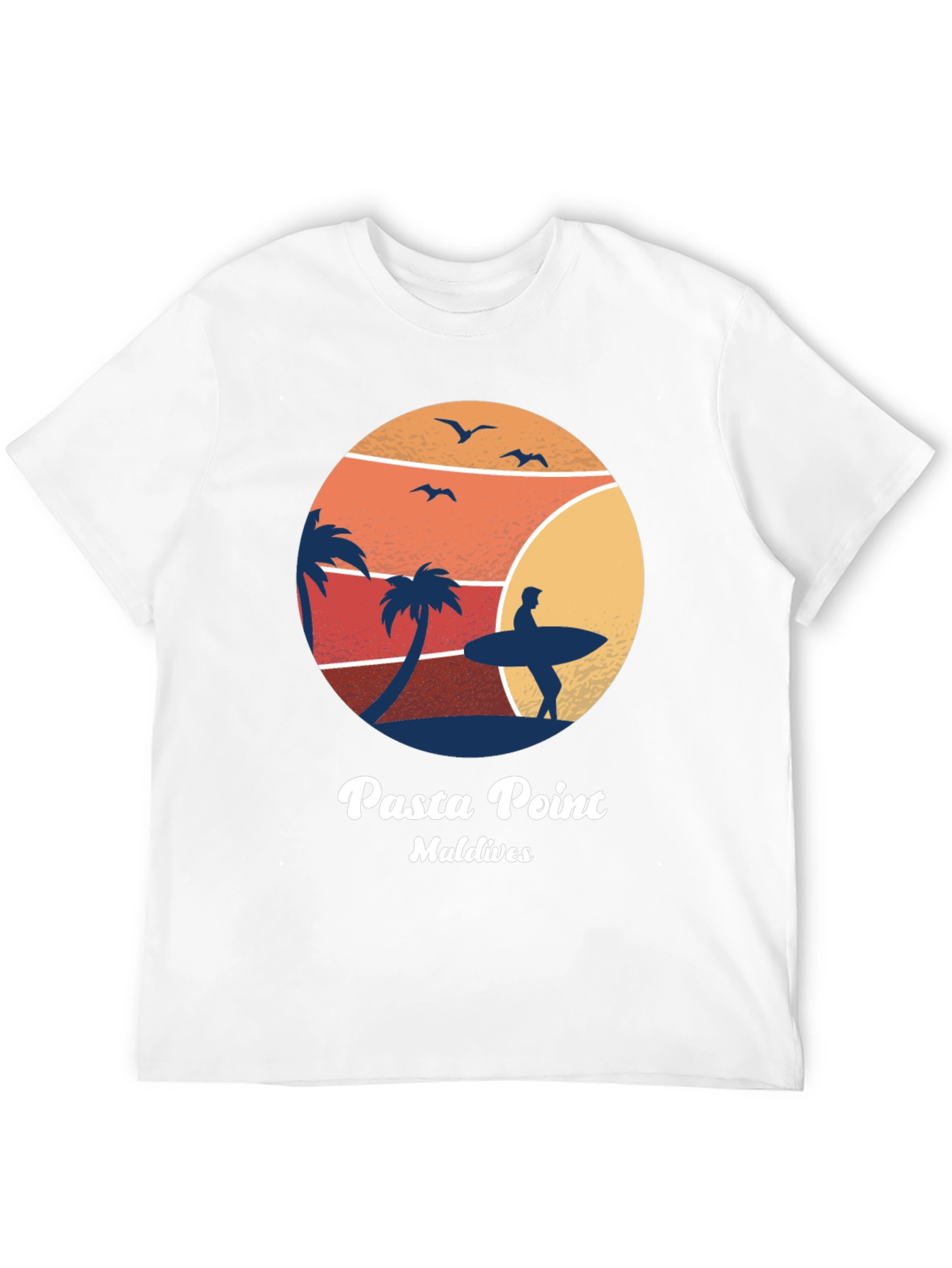 Pasta Point Maldives Surf Graphic T-Shirt