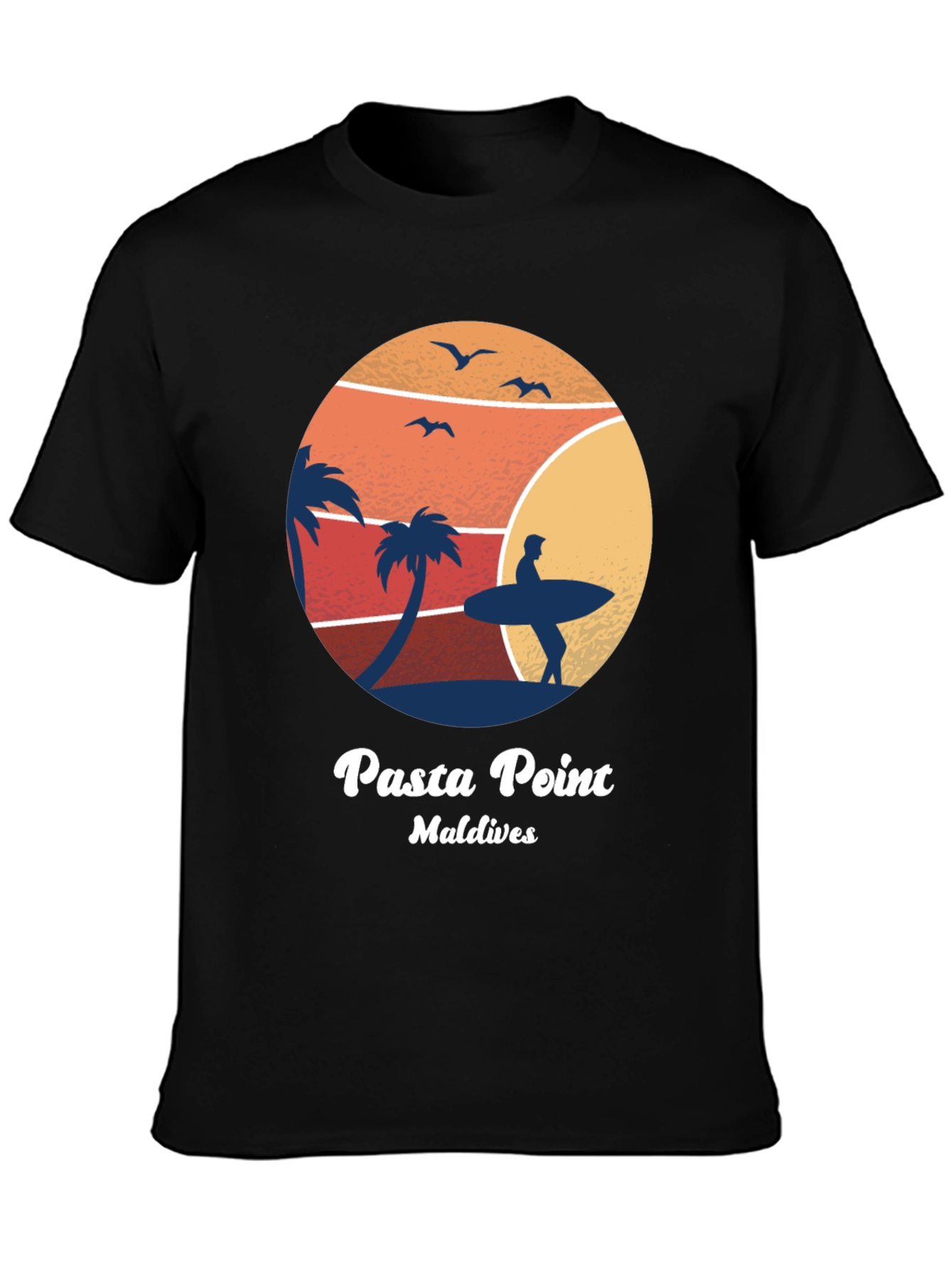 Pasta Point Maldives Surf Graphic T-Shirt