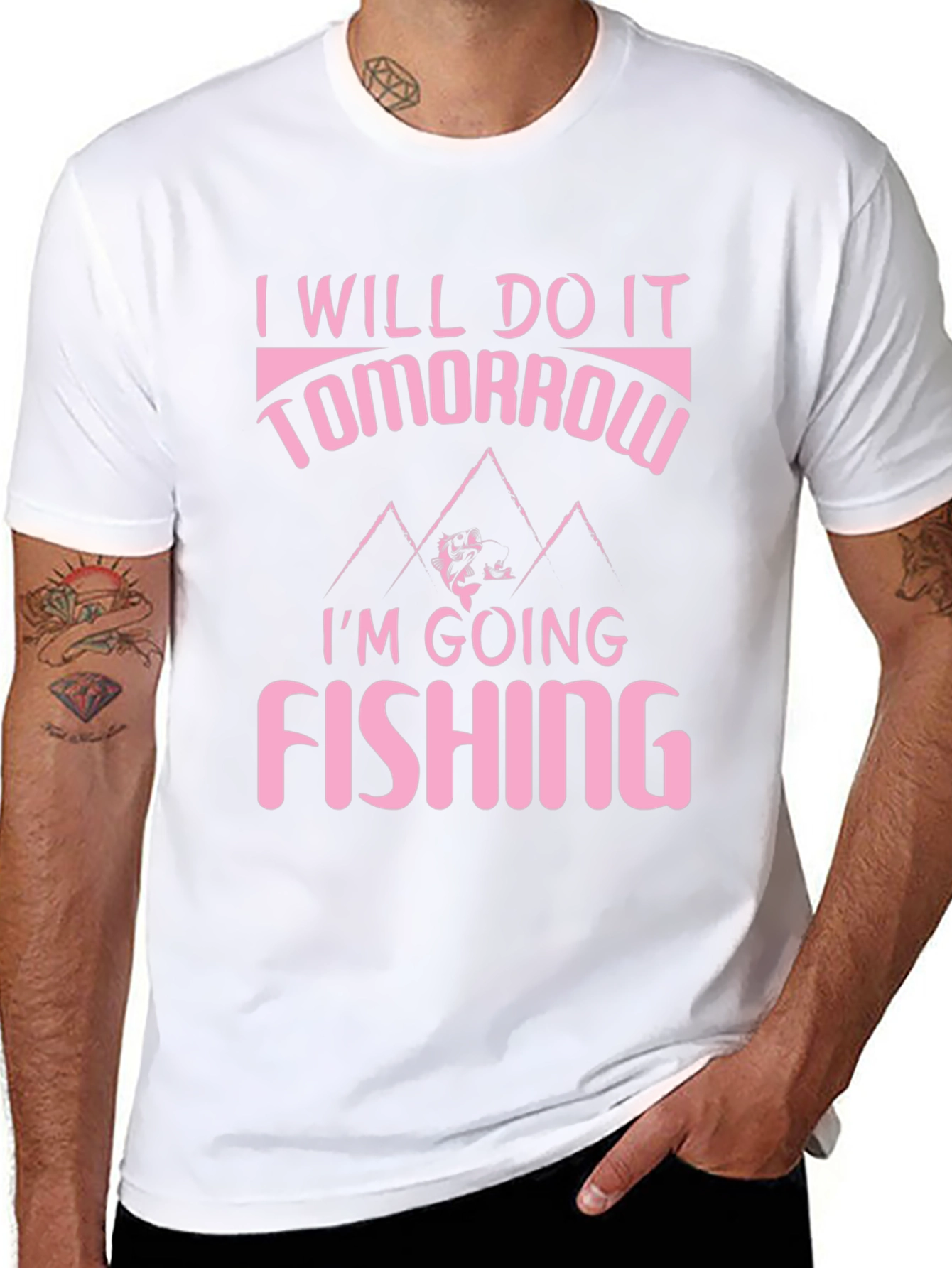 Funny Fishing T-Shirt - Ill Do It Tomorrow
