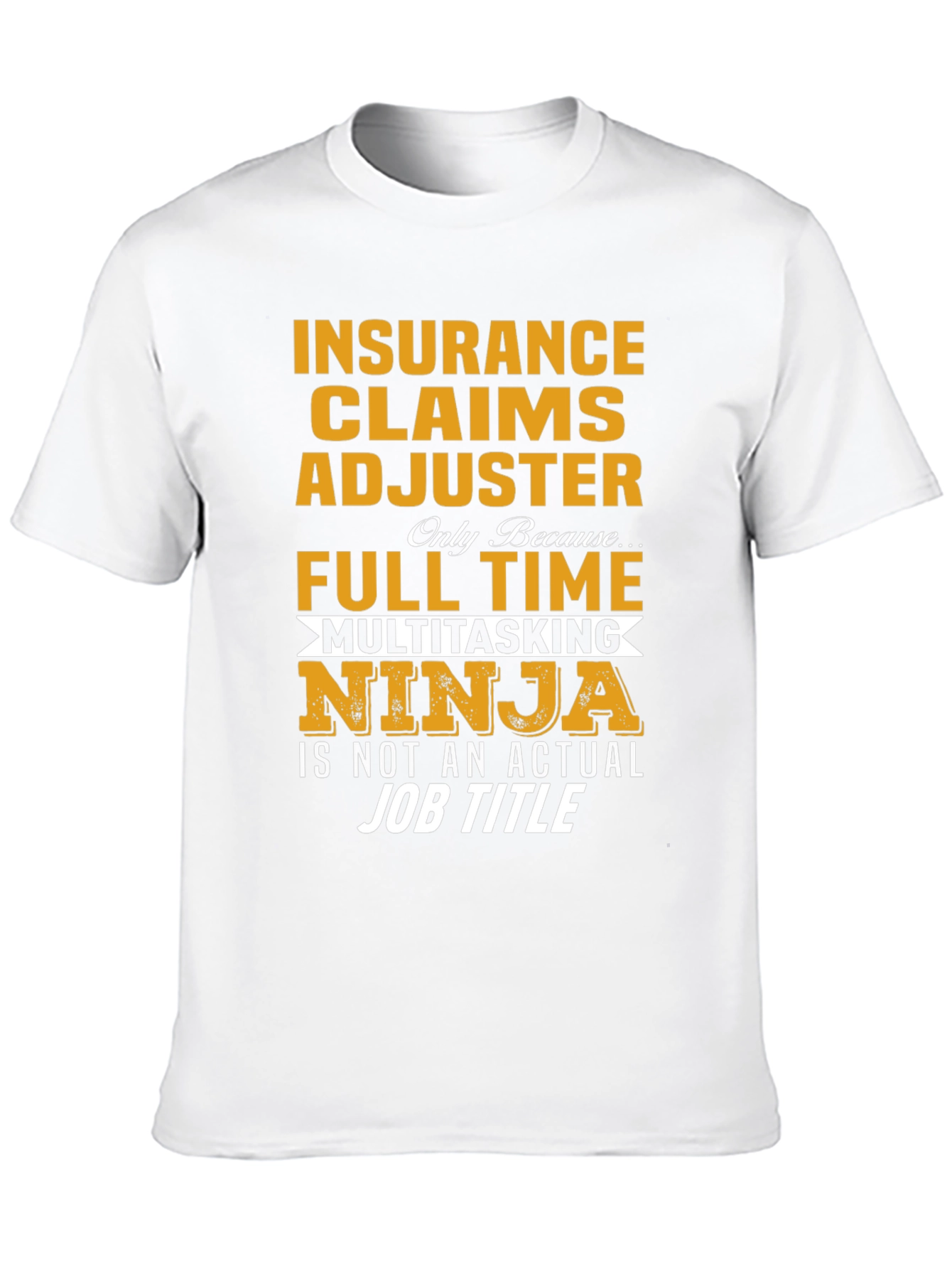 Insurance Adjuster Ninja T-Shirt