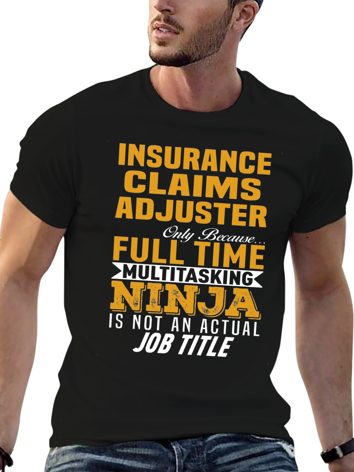 Insurance Adjuster Ninja T-Shirt