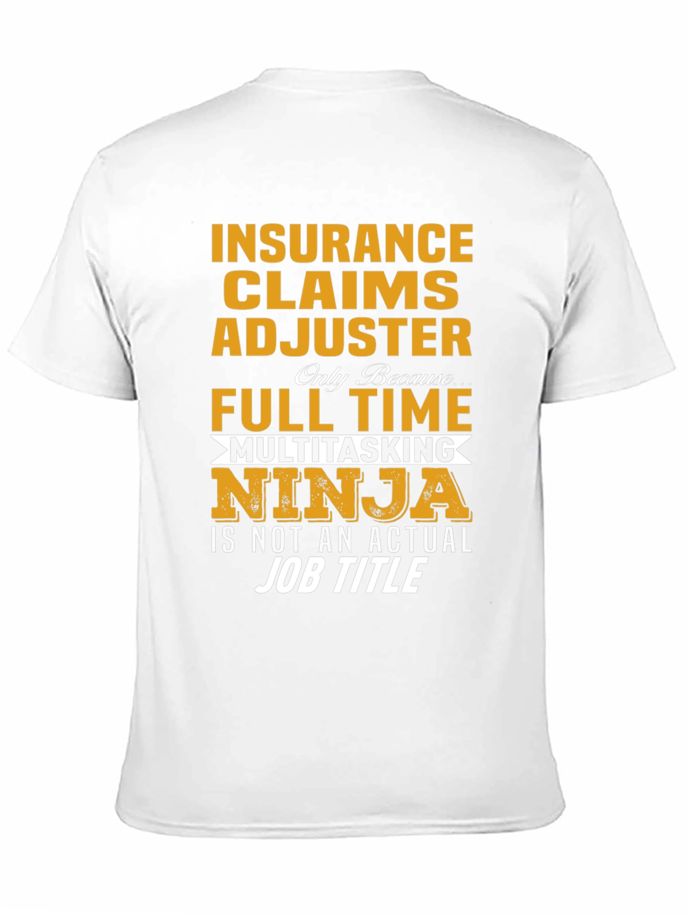 Insurance Adjuster Ninja T-Shirt