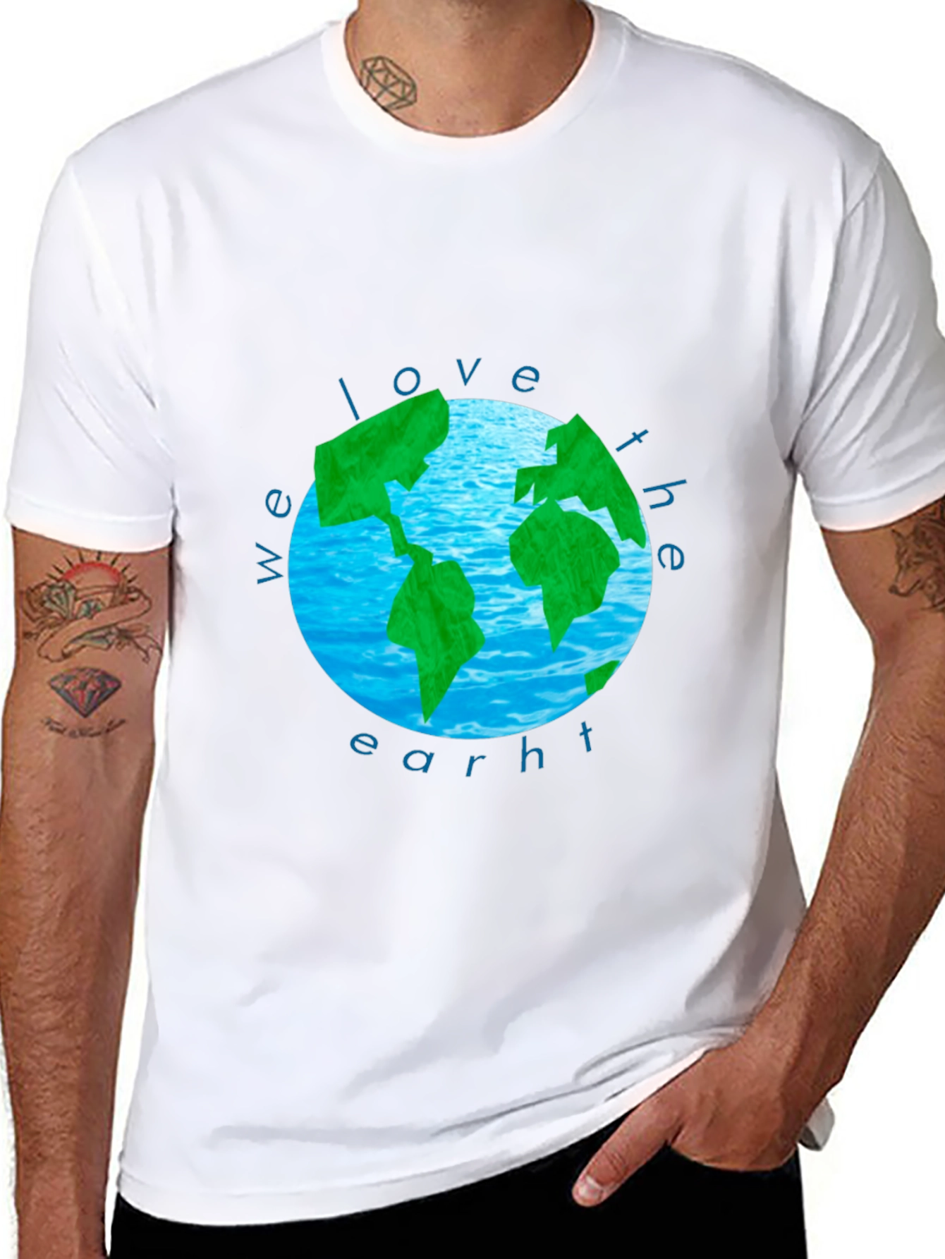 We Love The Earth Graphic T-Shirt