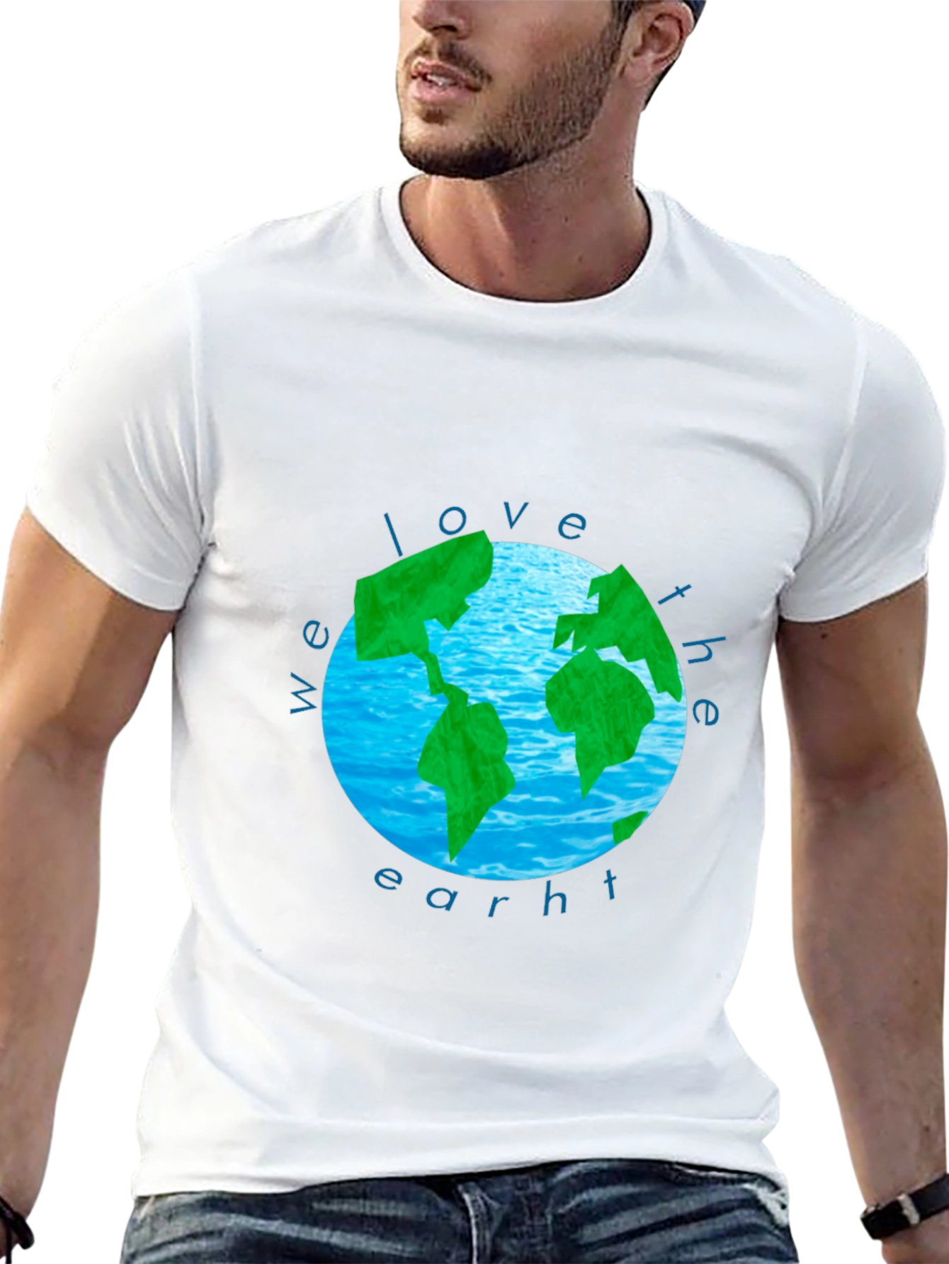 We Love The Earth Graphic T-Shirt