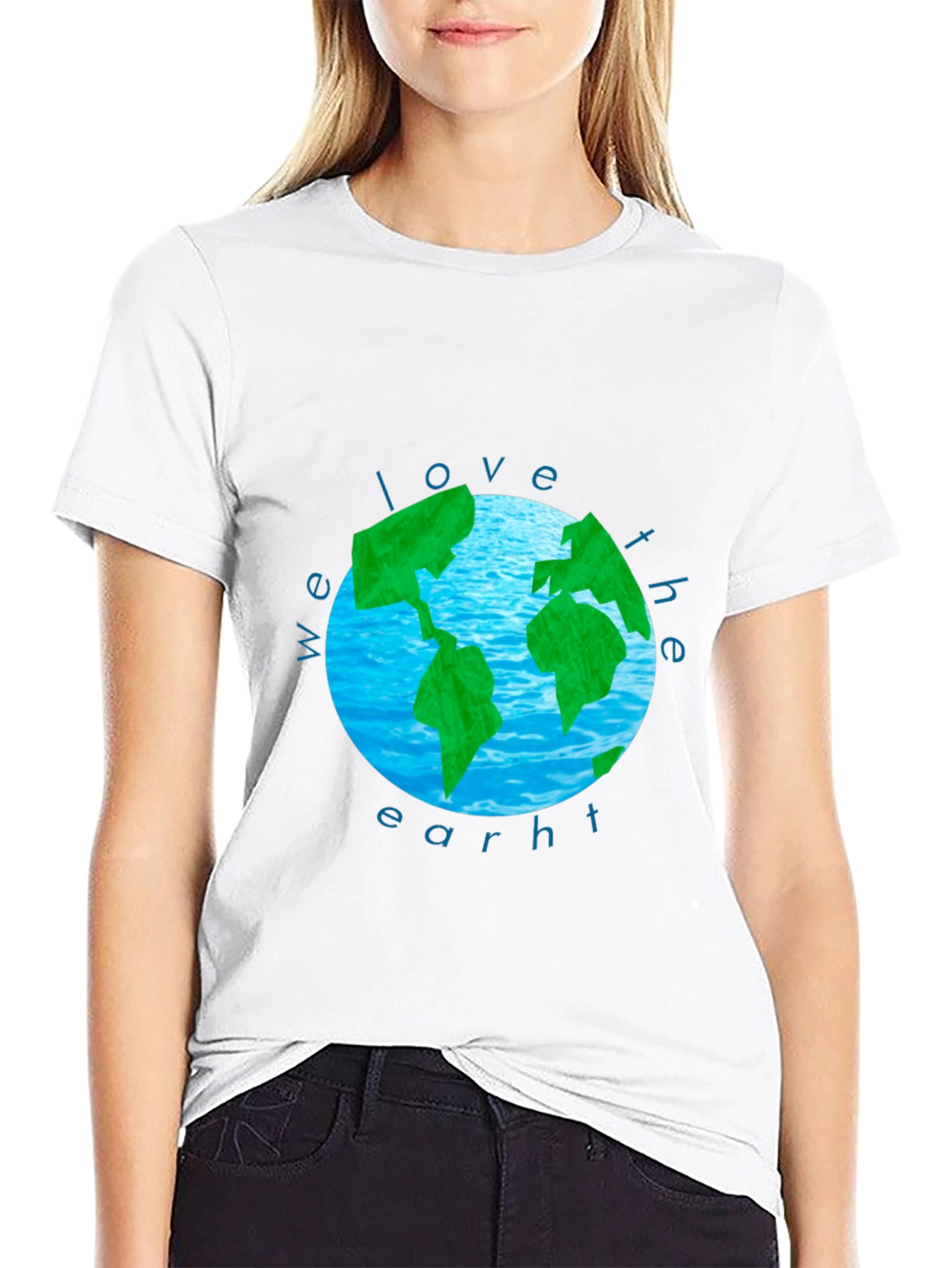 We Love The Earth Graphic T-Shirt