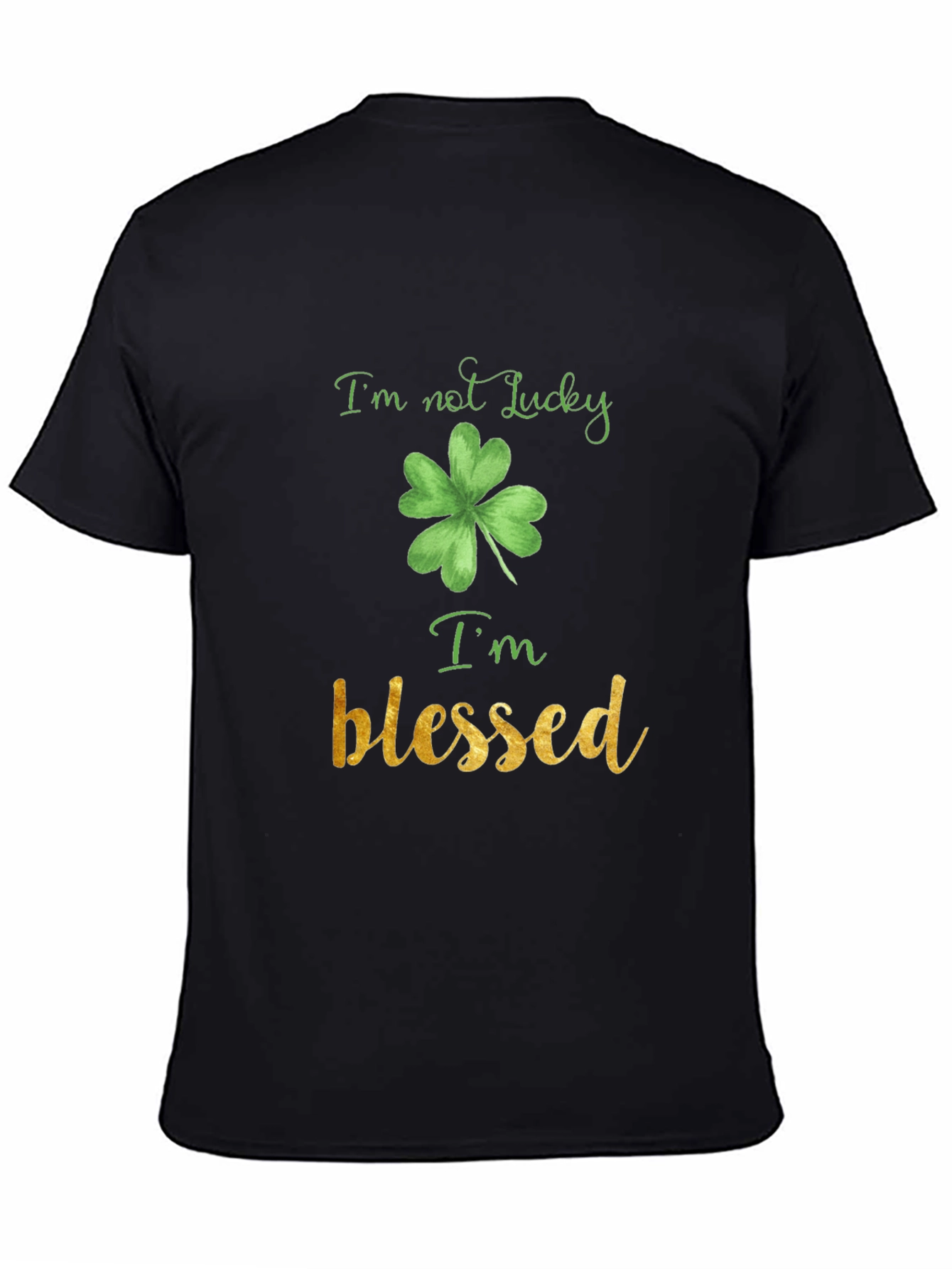 St. Patricks Day Im Blessed Black T-Shirt